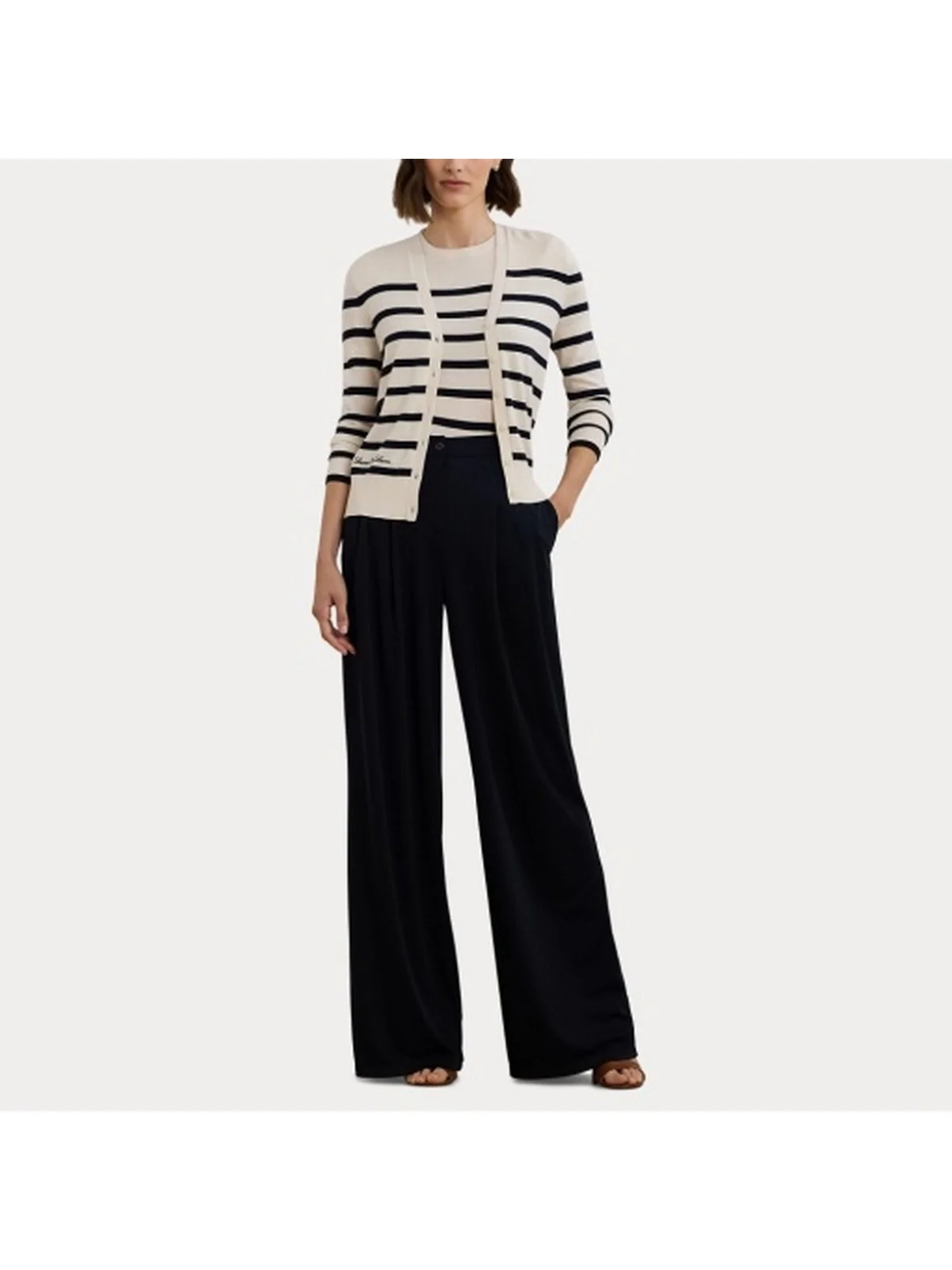 LAUREN RALPH LAUREN Cardigan Donna DENZEL 200957476 002 Beige - Image 7