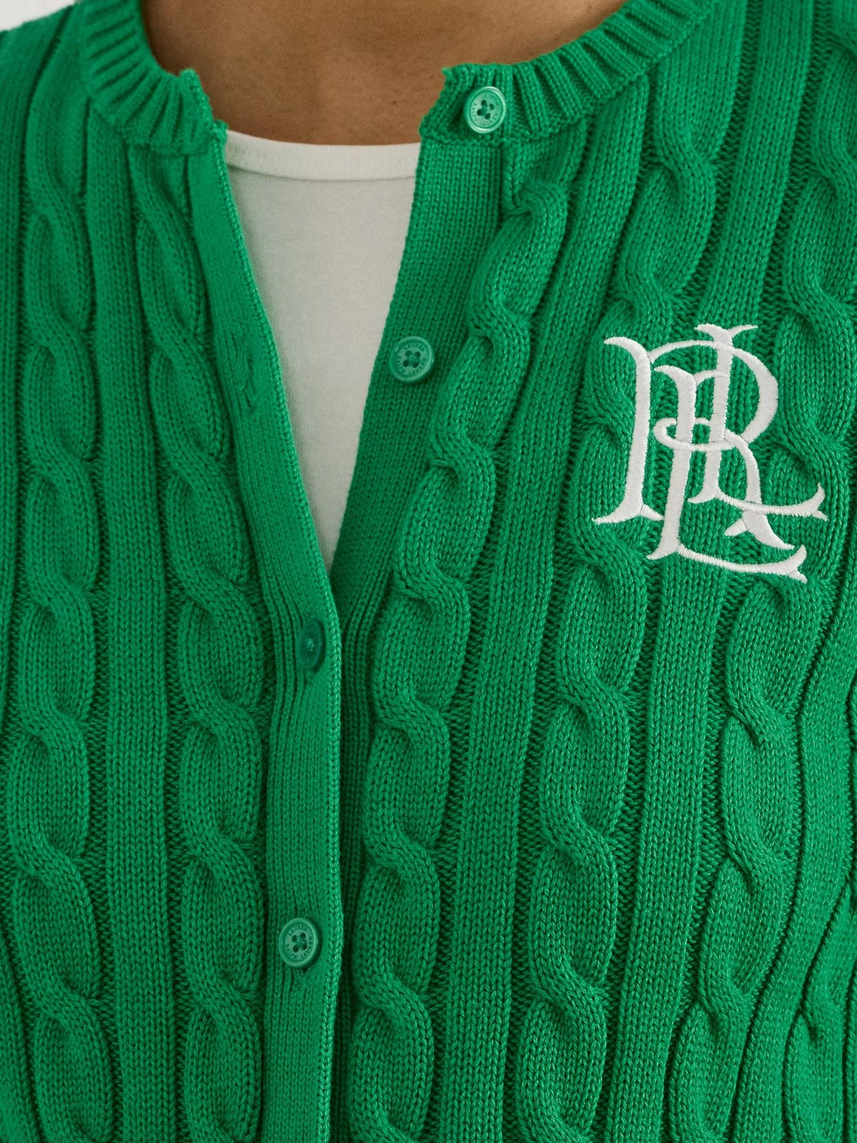 LAUREN RALPH LAUREN Cardigan Donna RALHAN-LONG SLEEVE-CARDIGAN 200932225 013 STEM - Image 4