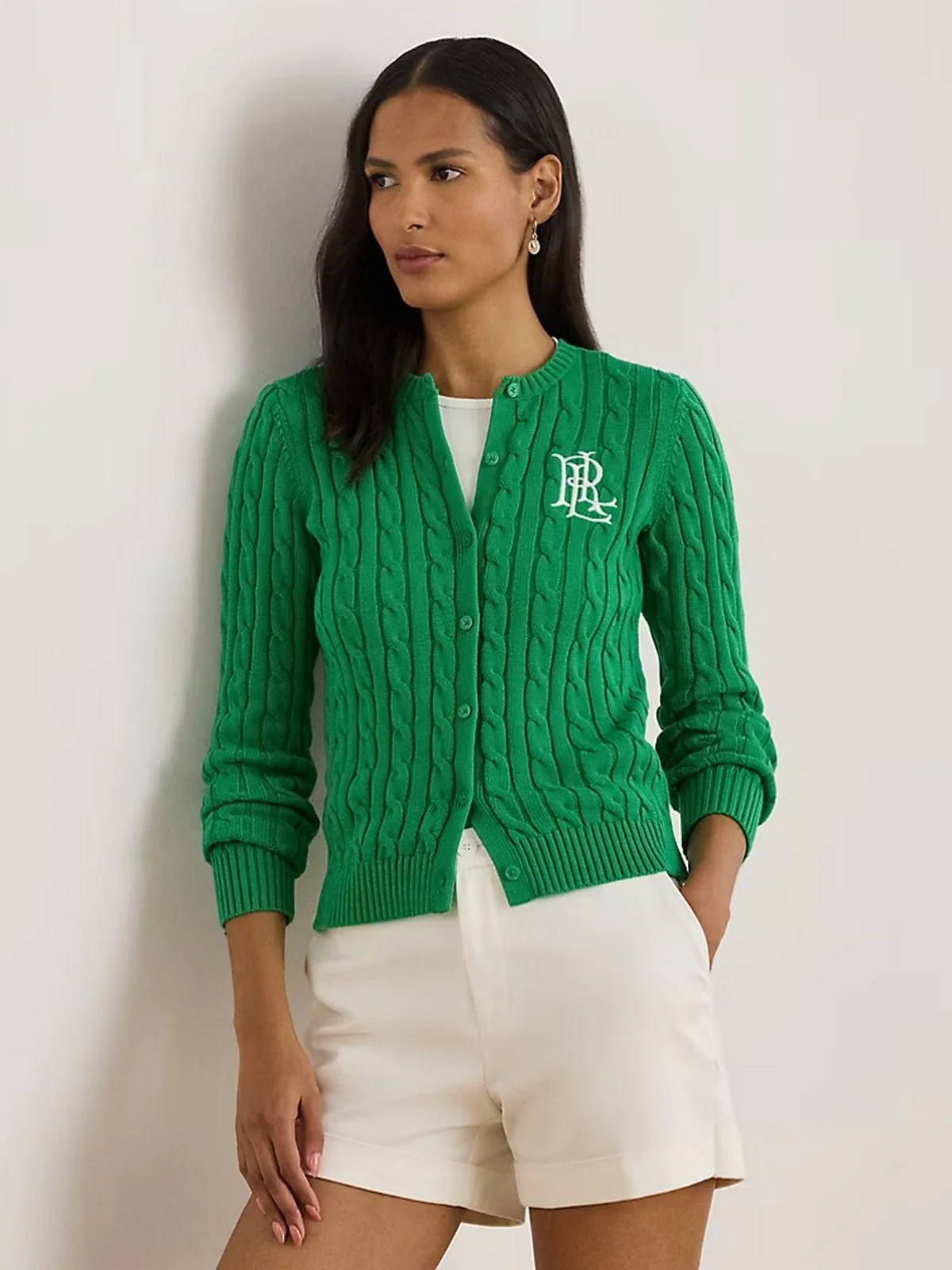 LAUREN RALPH LAUREN Cardigan Donna RALHAN-LONG SLEEVE-CARDIGAN 200932225 013 STEM - Image 5