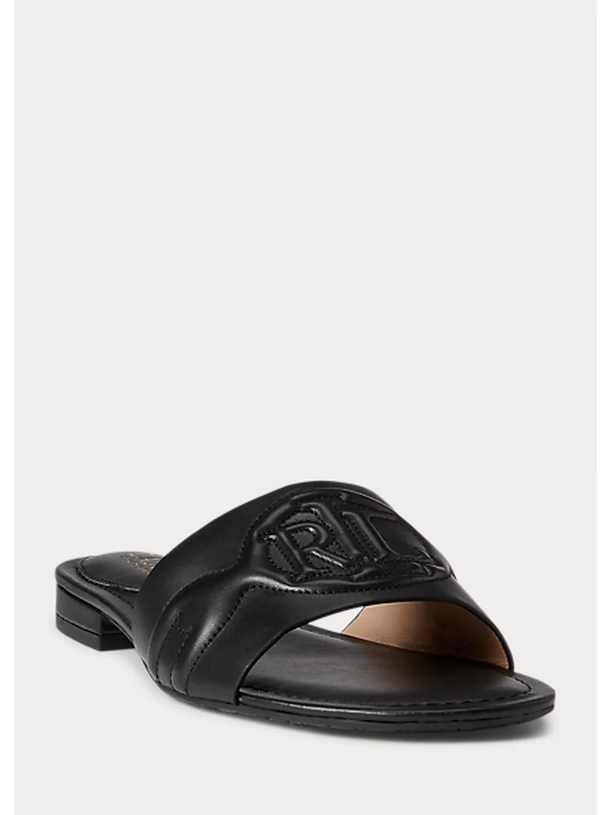 LAUREN RALPH LAUREN Ciabatta Donna  802929591 001 Nero - Image 4