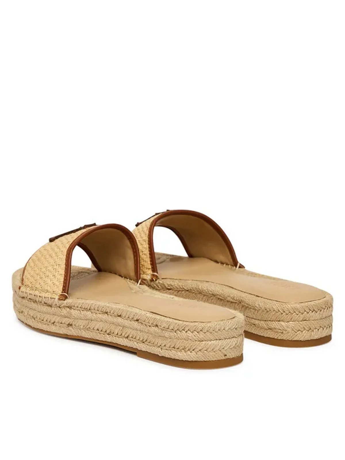 LAUREN RALPH LAUREN Ciabatta Donna  802P06398 003 NATURAL/LAUREN TAN - Image 3