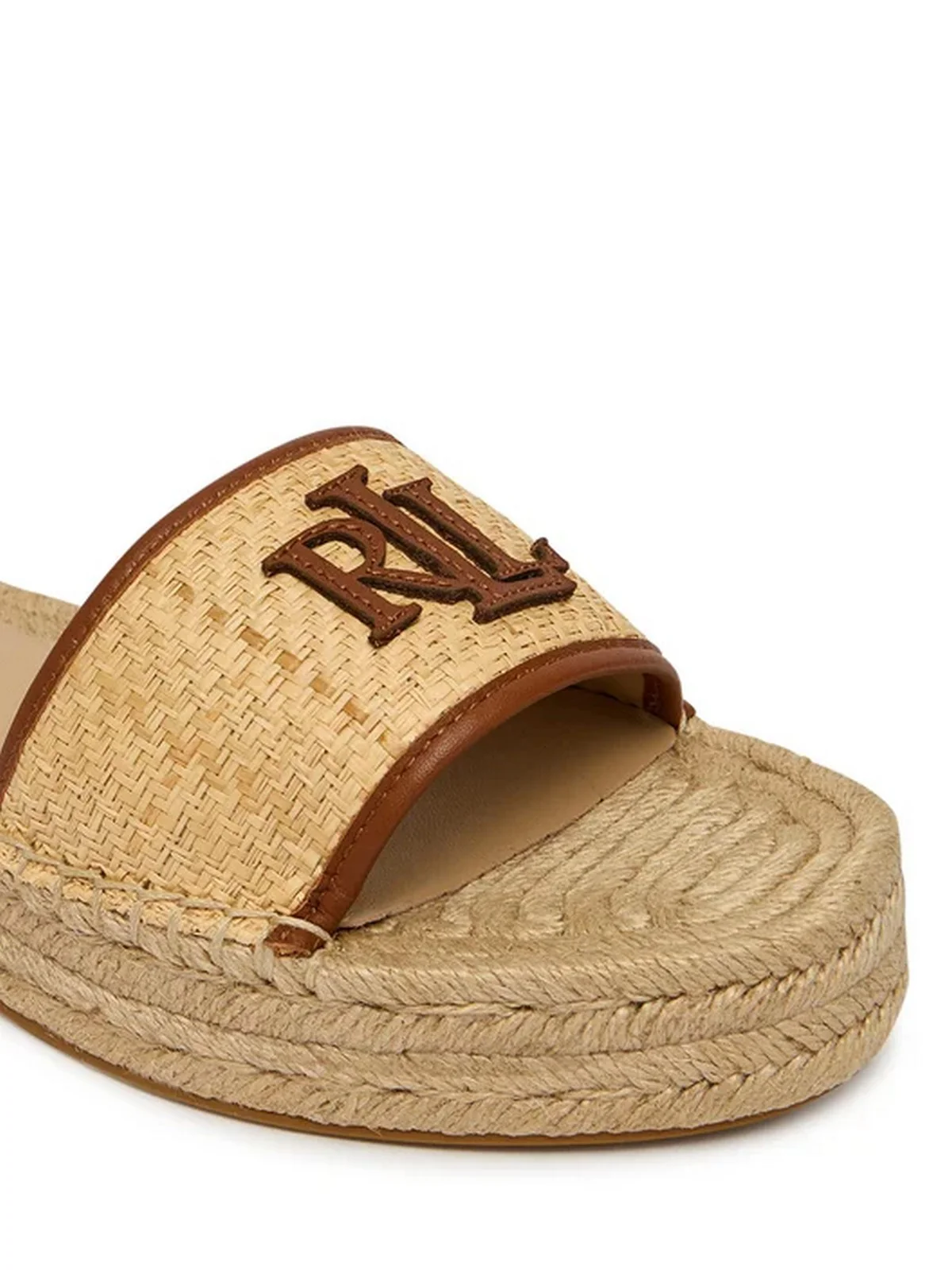 LAUREN RALPH LAUREN Ciabatta Donna  802P06398 003 NATURAL/LAUREN TAN - Image 5
