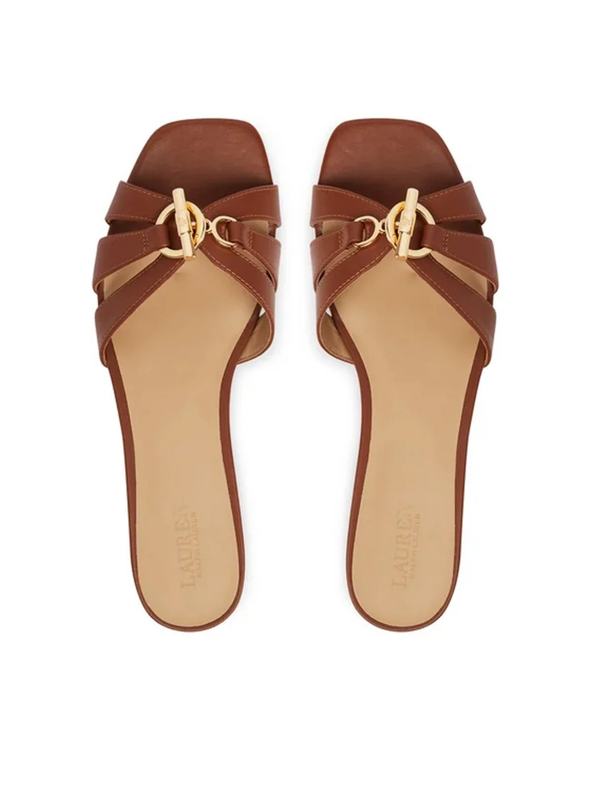 LAUREN RALPH LAUREN Ciabatta Donna BLAIKE SLIDE 802982875 001 LAUREN TAN - Image 2