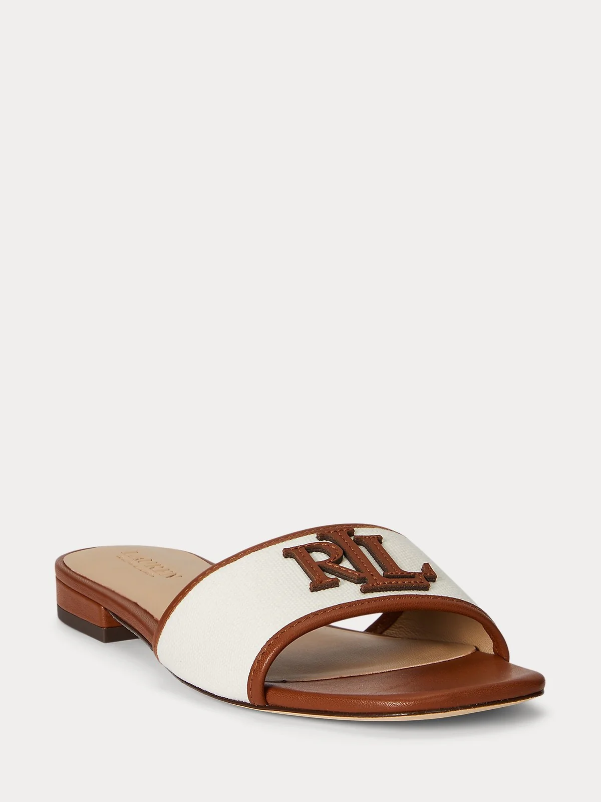 LAUREN RALPH LAUREN Ciabatta Donna EVERLEY SLD2 802P04395 003 NATURAL/LAUREN TAN - Image 2