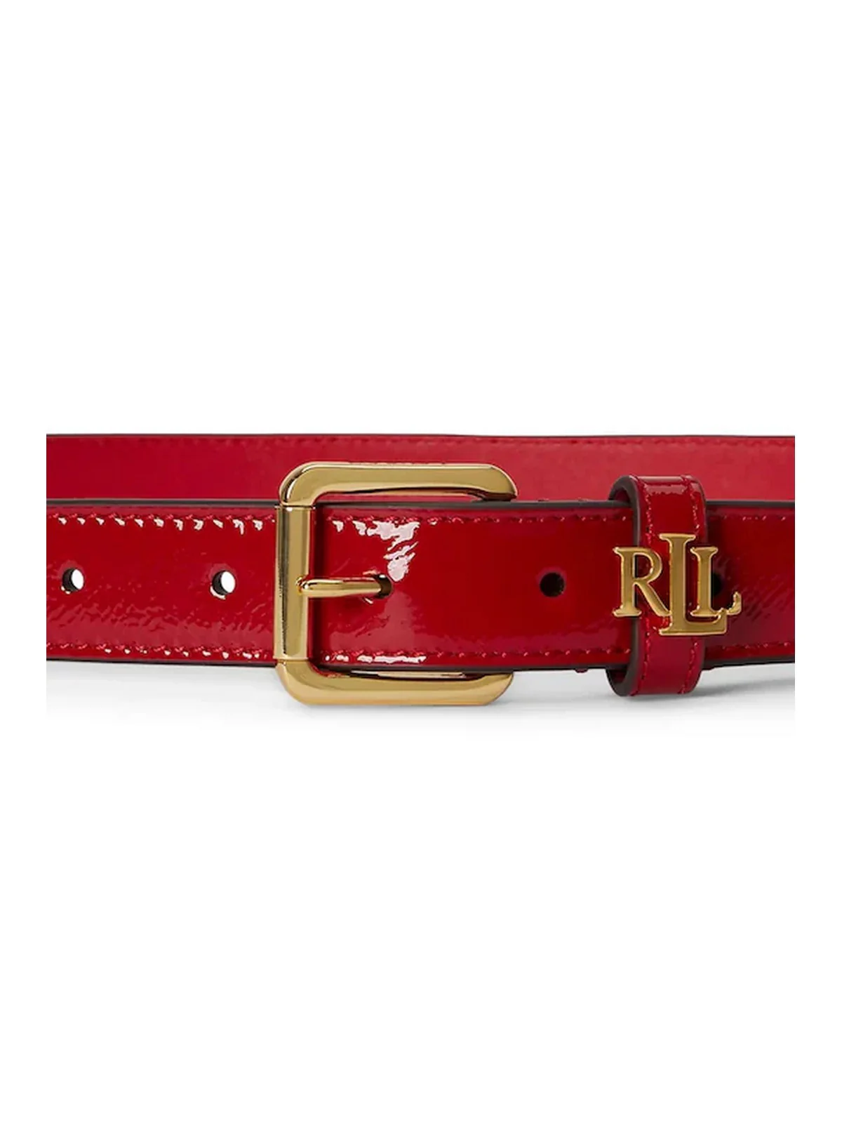 LAUREN RALPH LAUREN Cintura Donna LGO KPPER 25-BELT-SKINNY 412P10153 001 FESTIVE RED - Image 2