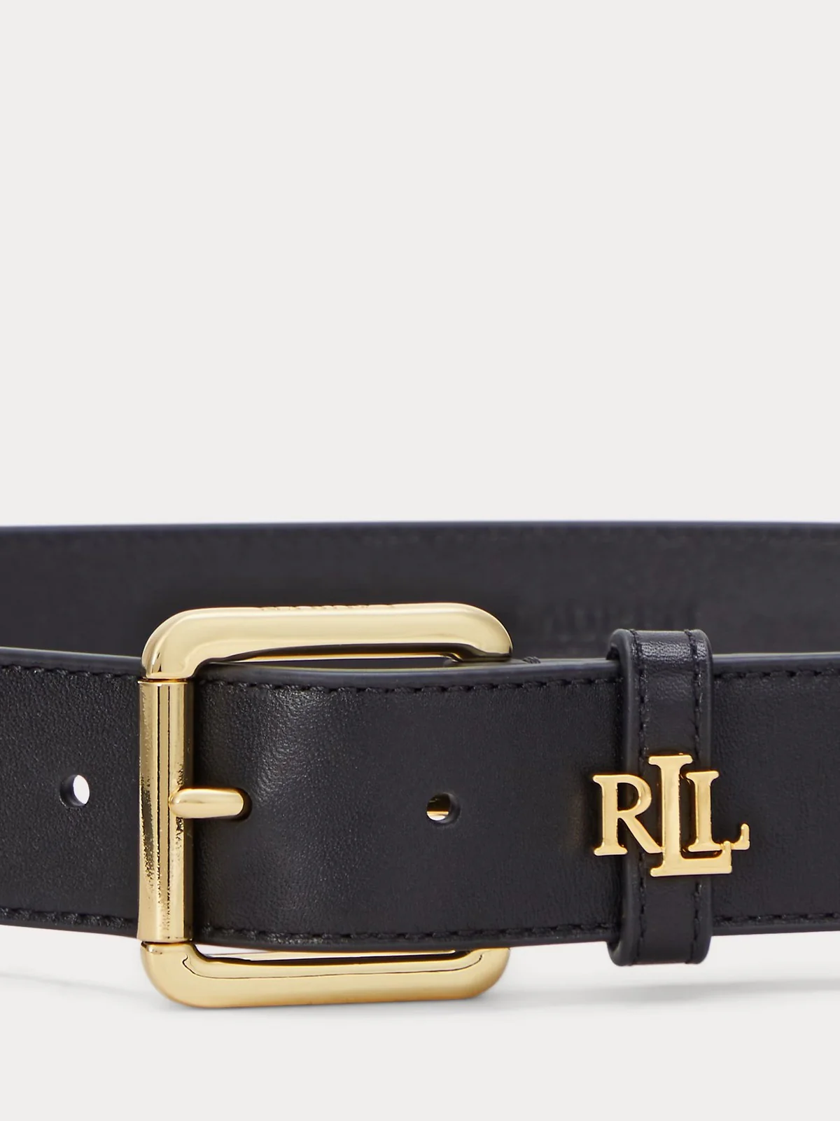 LAUREN RALPH LAUREN Cintura Donna LOGO KEEPER-BELT-MEDIUM 412968765 001 BLACK - Image 2
