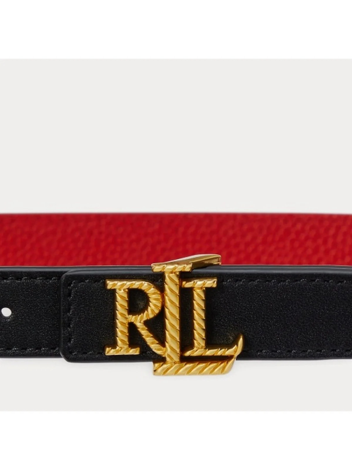 LAUREN RALPH LAUREN Cintura Donna REV LRL 20-BELT-SKINNY 412959135 001 Nero - Image 3