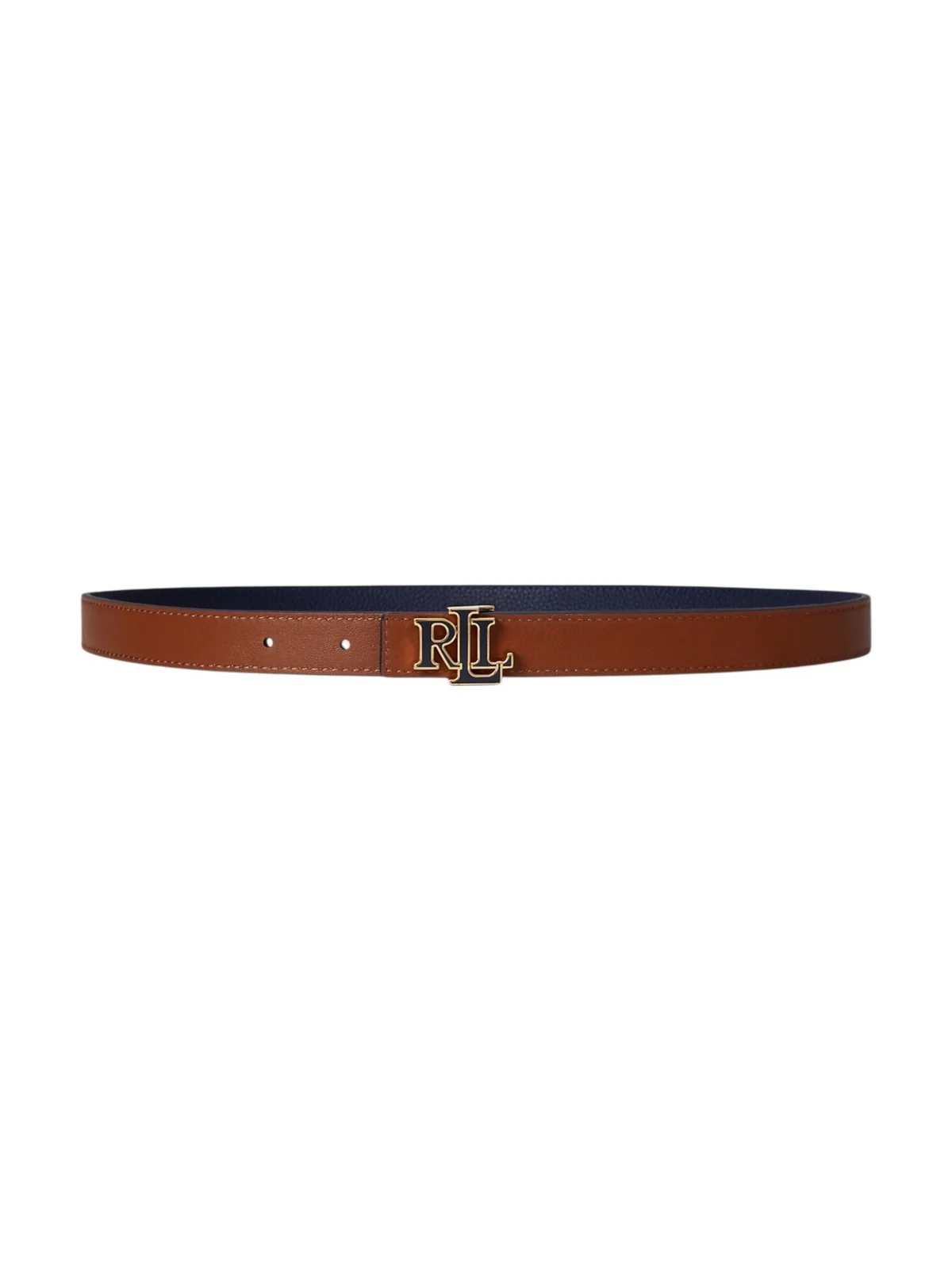 LAUREN RALPH LAUREN Cintura Donna REV LRL 20-BELT-SKINNY 412P04418 001 REFINED NAVY/LAUREN TAN - Image 2