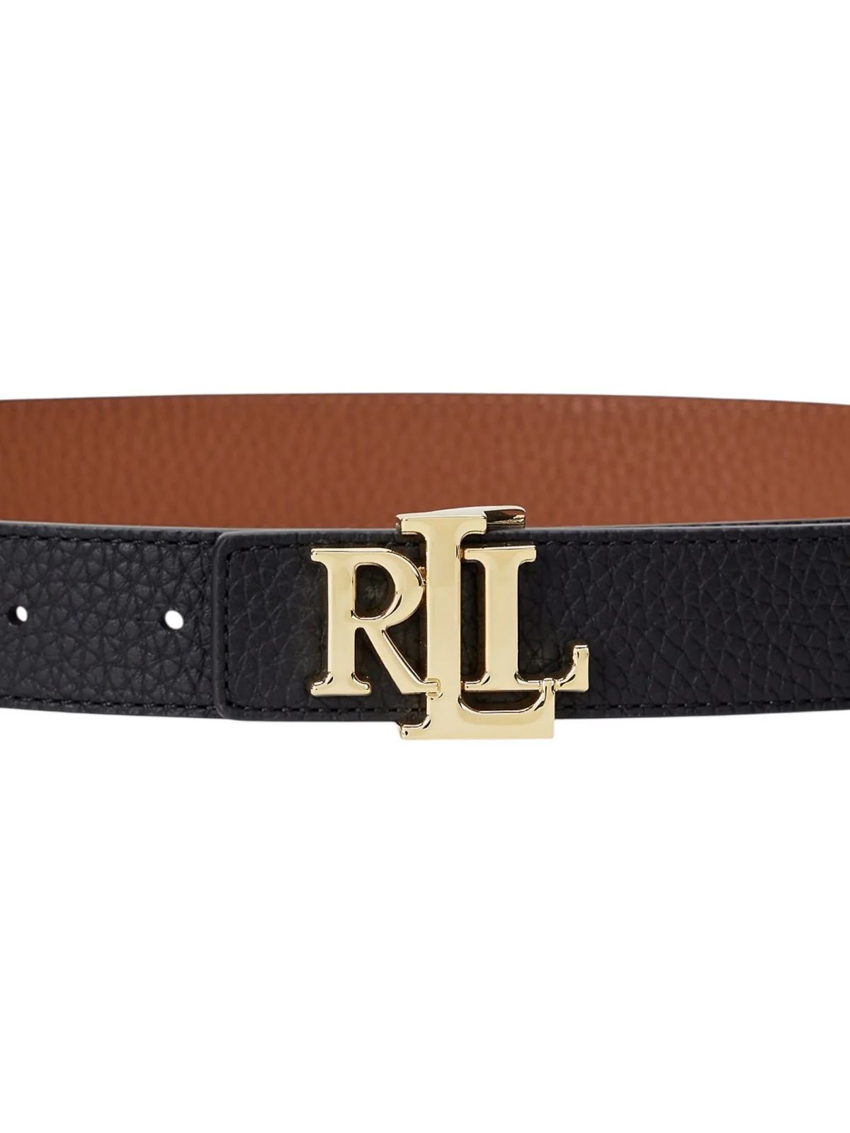 LAUREN RALPH LAUREN Cintura Donna REV LRL 30-BELT-MEDIUM 412912039 013 REF NAVY/LAUREN TAN - Image 3