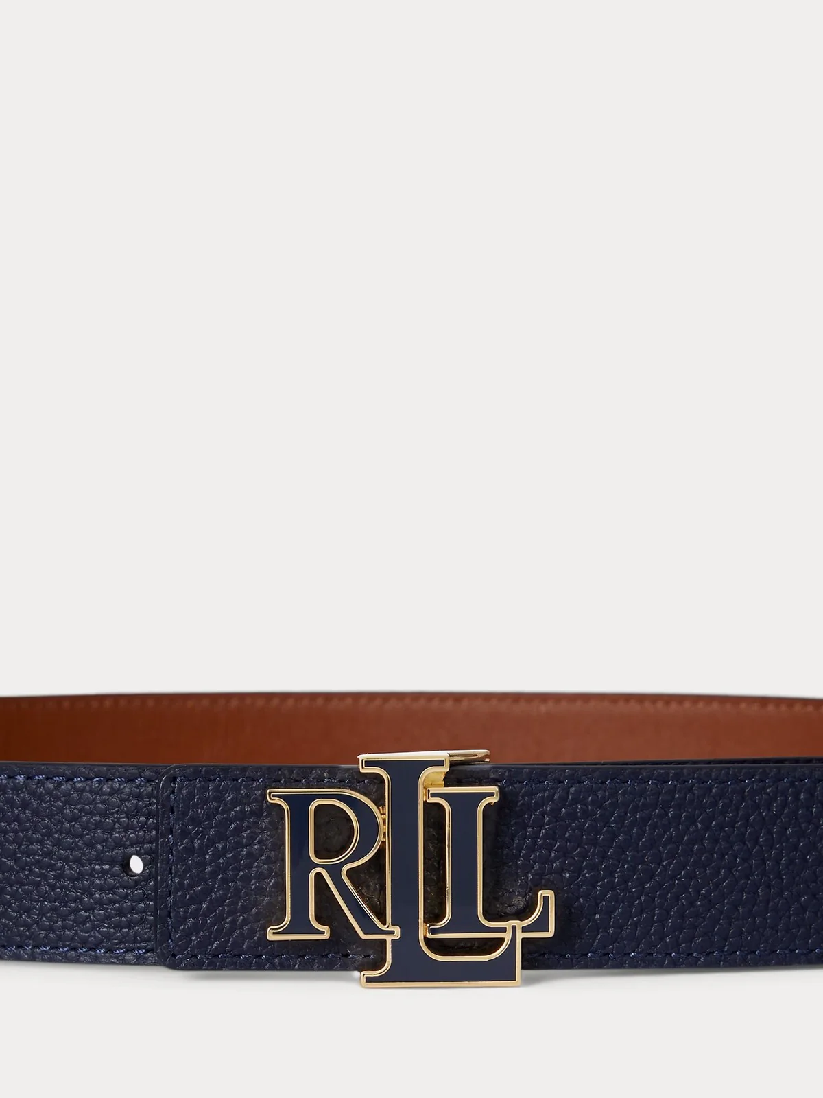 LAUREN RALPH LAUREN Cintura Donna REV LRL 30-BELT-MEDIUM 412P04417 001 REFINED NAVY/LAUREN TAN - Image 2