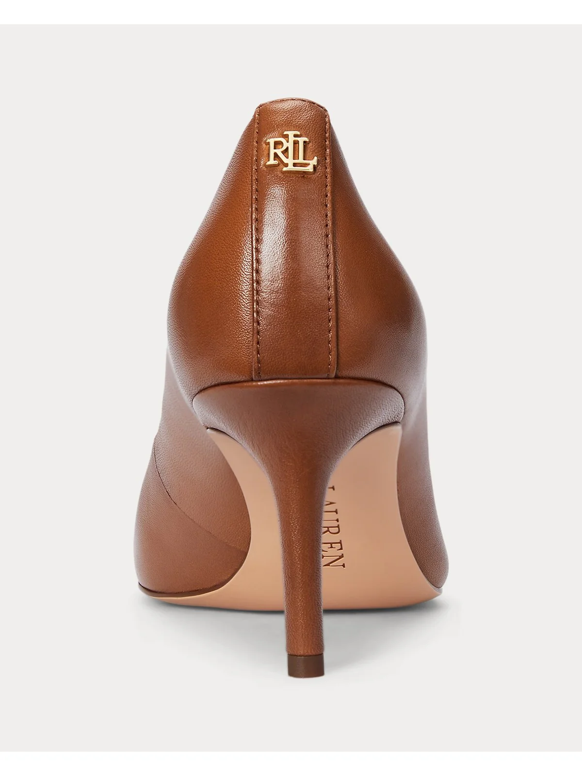 LAUREN RALPH LAUREN Décolleté Donna LANETTE-PUMPS-CLOSED TOE 802972023 002 DEEP SADDLE TAN - Image 3