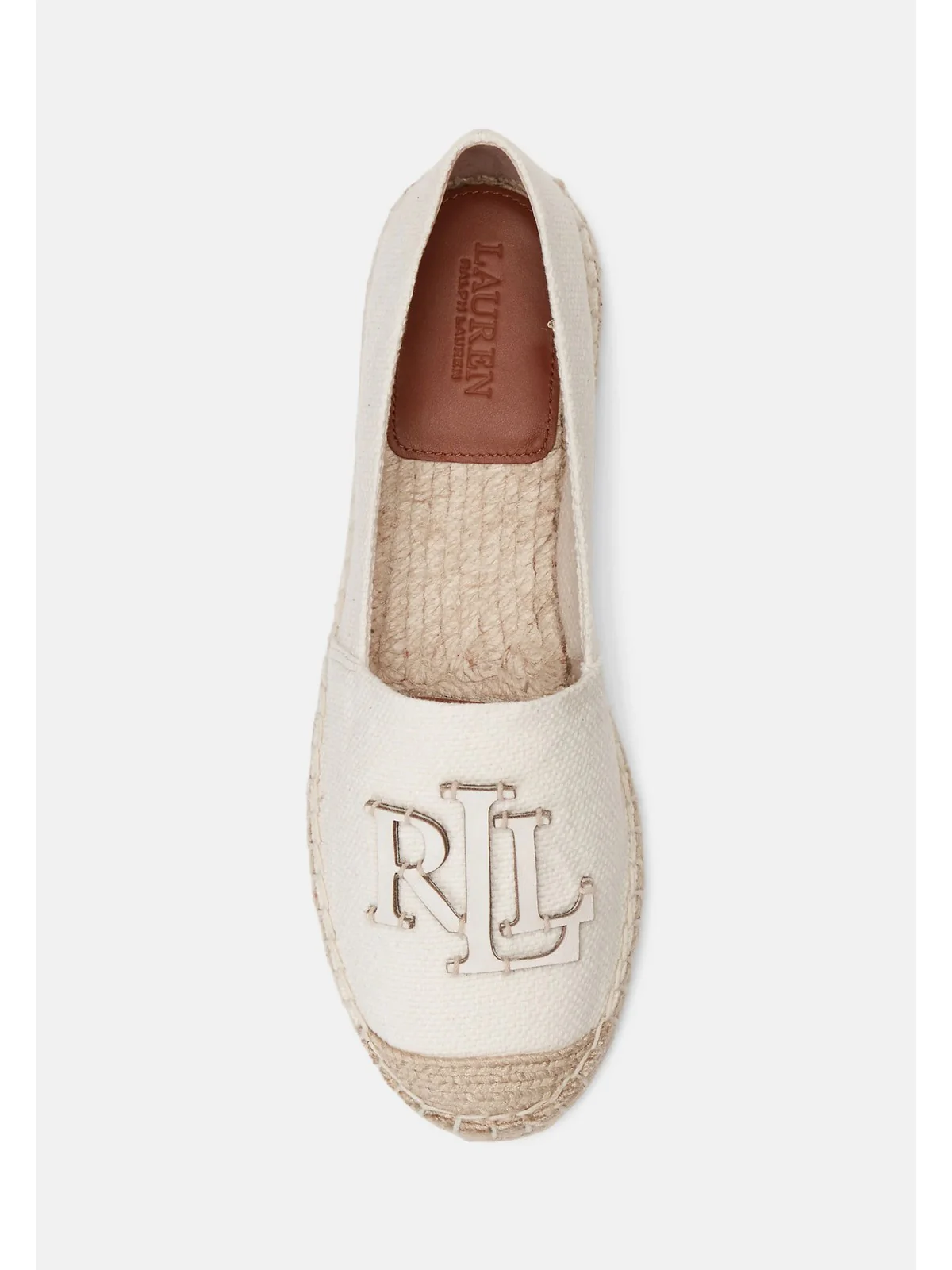 LAUREN RALPH LAUREN Espadrillas Donna 802920405 006 SOFT WHITE/NTRL/SOFT WHITE - Image 4