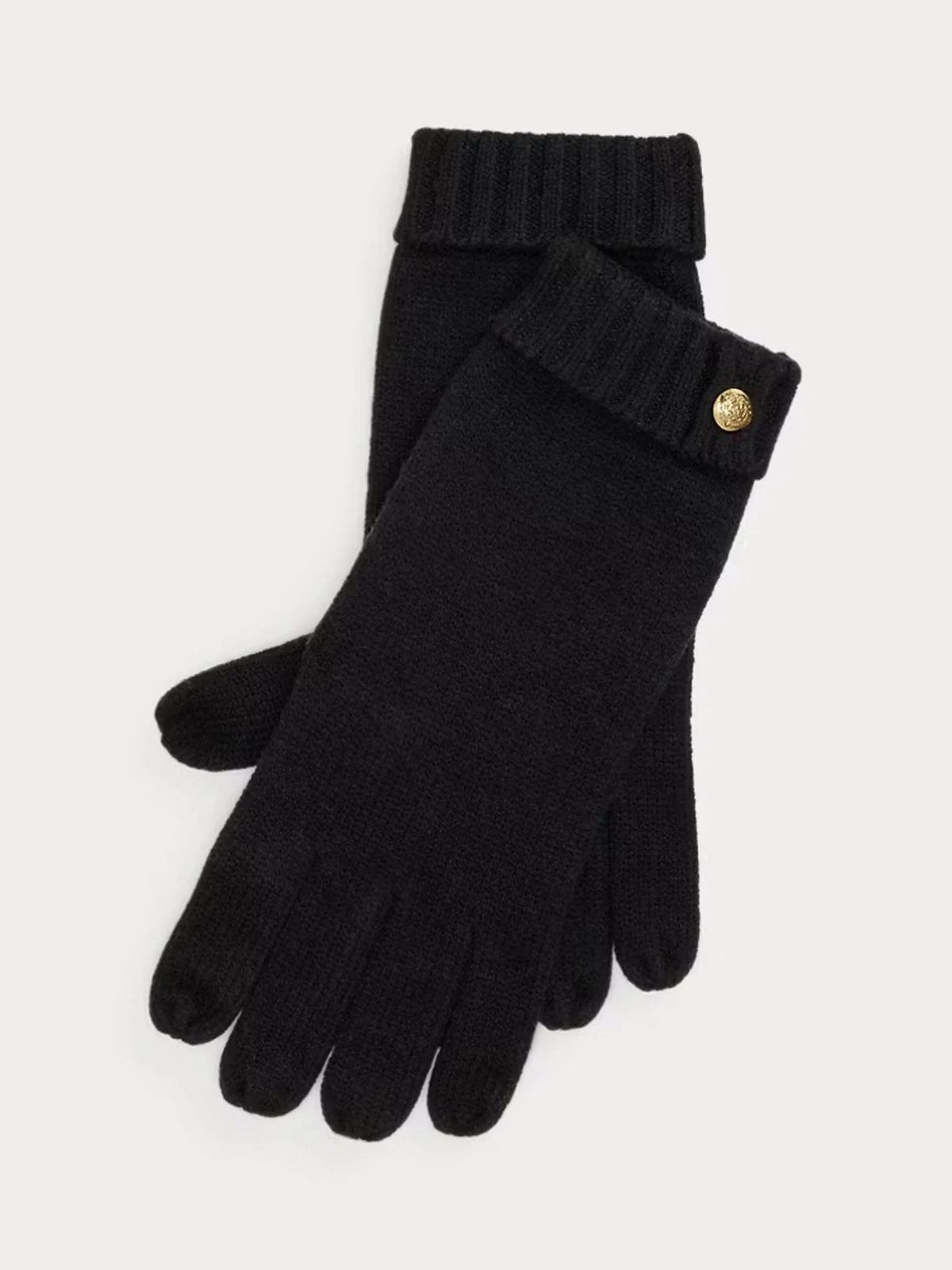 LAUREN RALPH LAUREN Guanti Donna CRST KNT GLV-GLOVE 454P04468 001 BLACK - Image 2