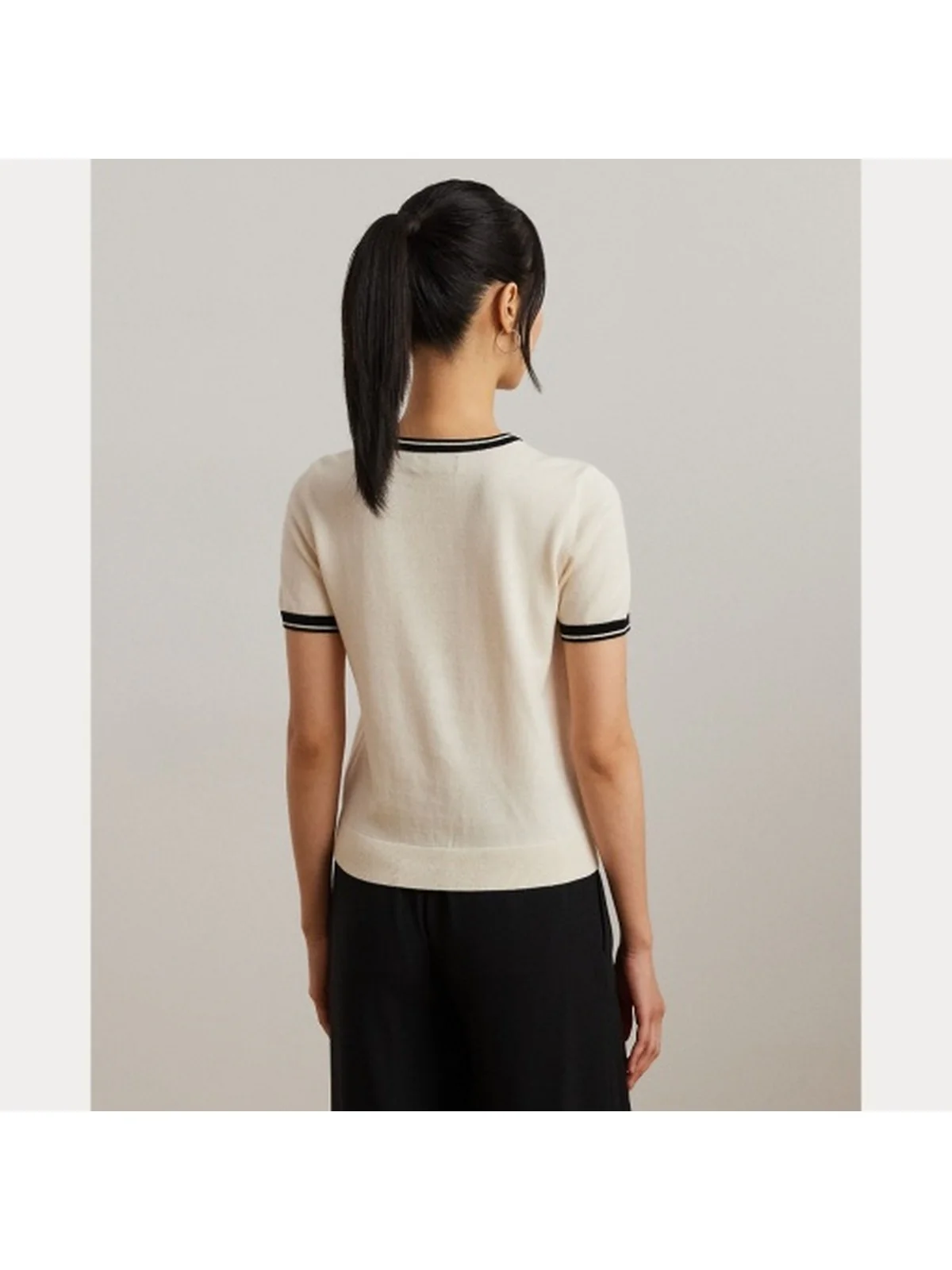 LAUREN RALPH LAUREN Maglia Donna EYELAH 200963659 001 Beige - Image 4