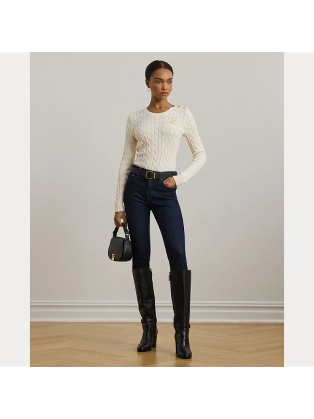 LAUREN RALPH LAUREN Maglia Donna MONTIVA 200932223 002 MASCARPONE CREAM - Image 2