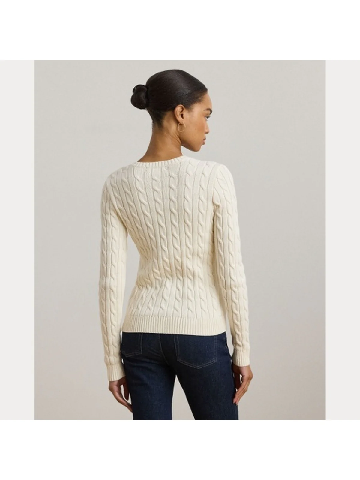 LAUREN RALPH LAUREN Maglia Donna MONTIVA 200932223 002 MASCARPONE CREAM - Image 3