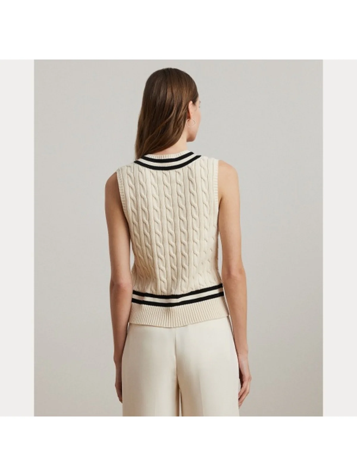 LAUREN RALPH LAUREN Maglia Donna NALRUM 200975495 001 Beige - Image 4