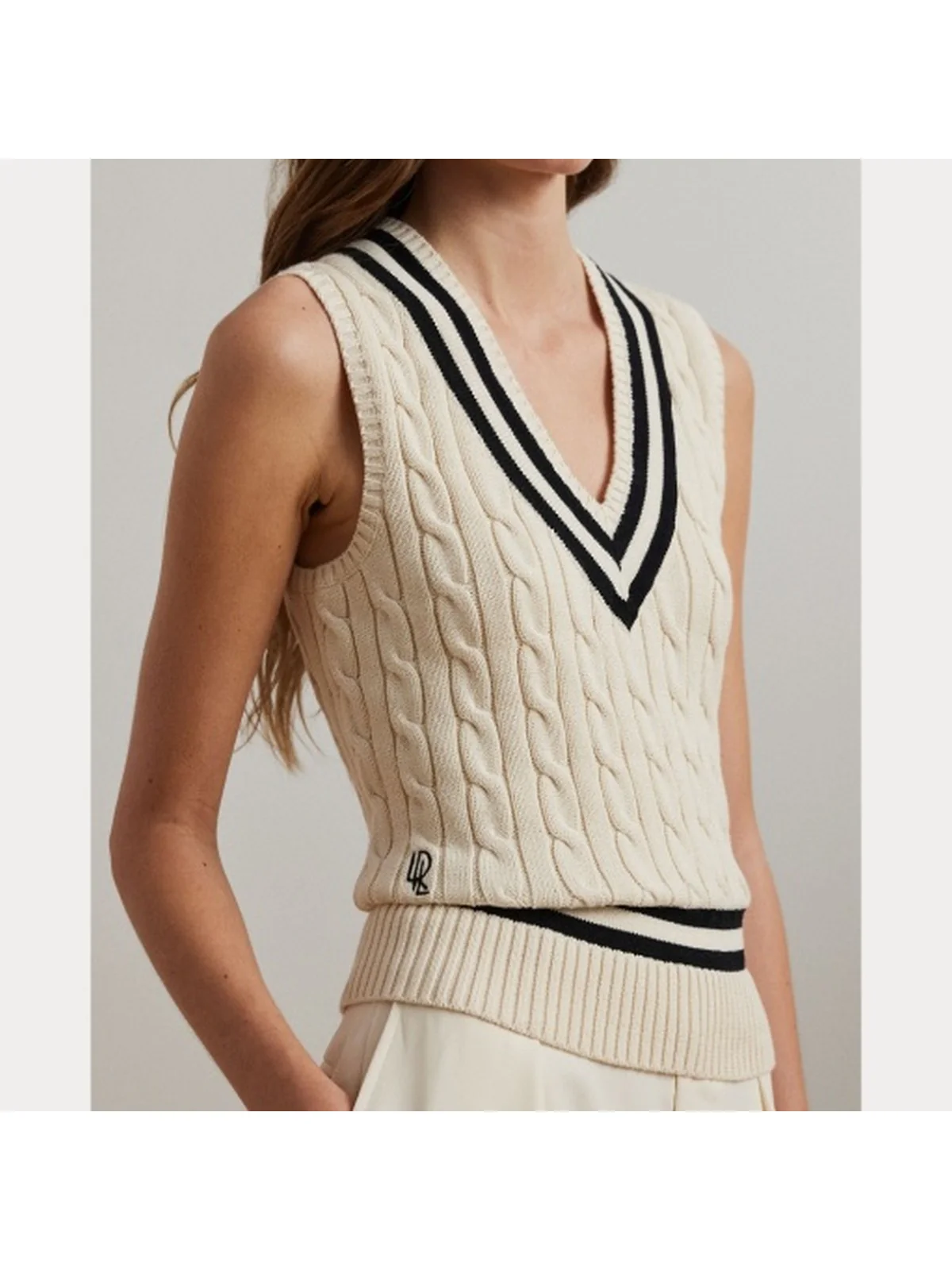LAUREN RALPH LAUREN Maglia Donna NALRUM 200975495 001 Beige - Image 5