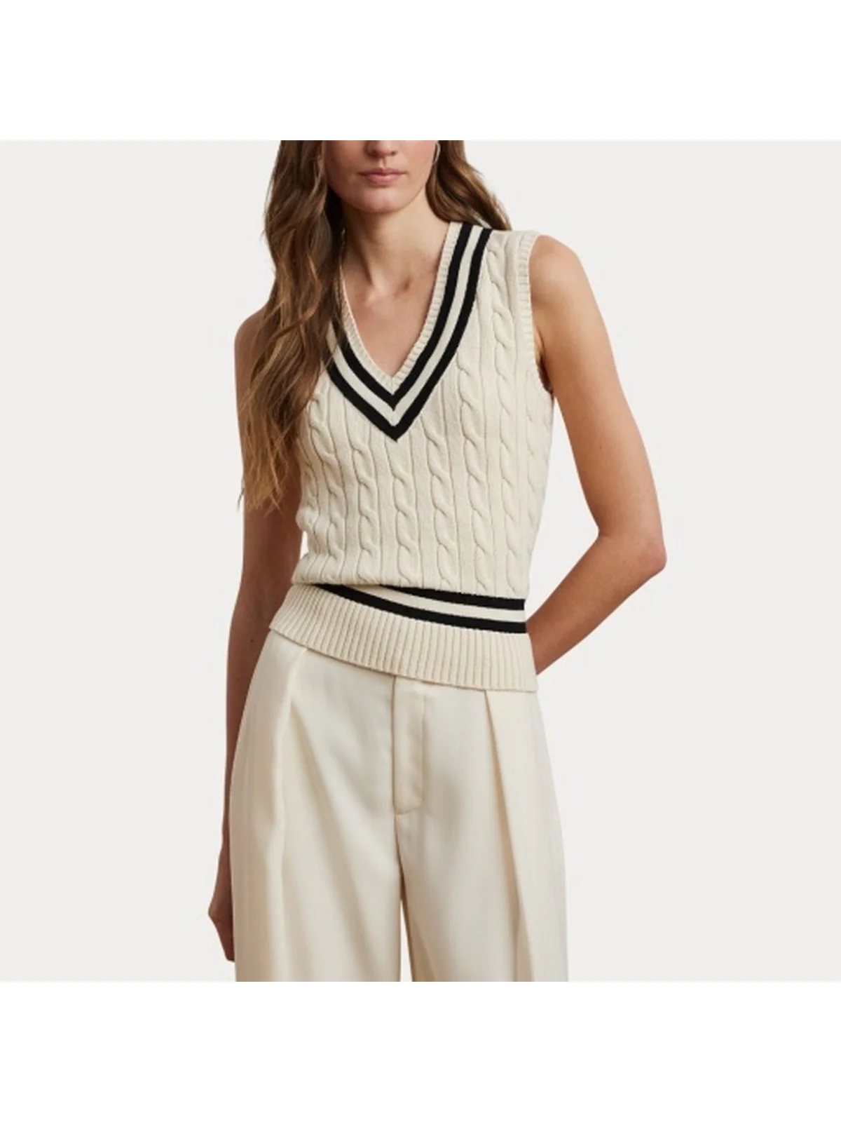 LAUREN RALPH LAUREN Maglia Donna NALRUM 200975495 001 Beige - Image 6