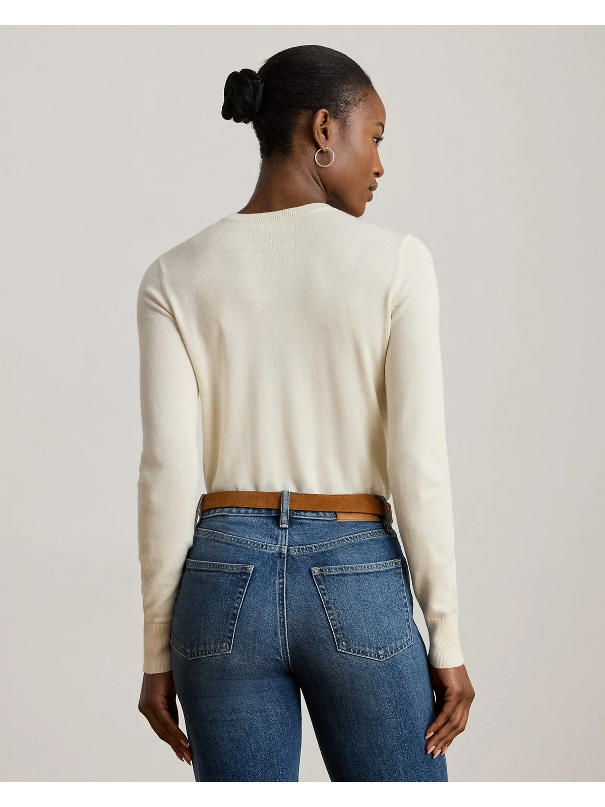 LAUREN RALPH LAUREN Maglia Donna SHAVONNE-LONG SLEEVE-PULLOVER 200919114 003 MASCARPONE CREAM - Image 2