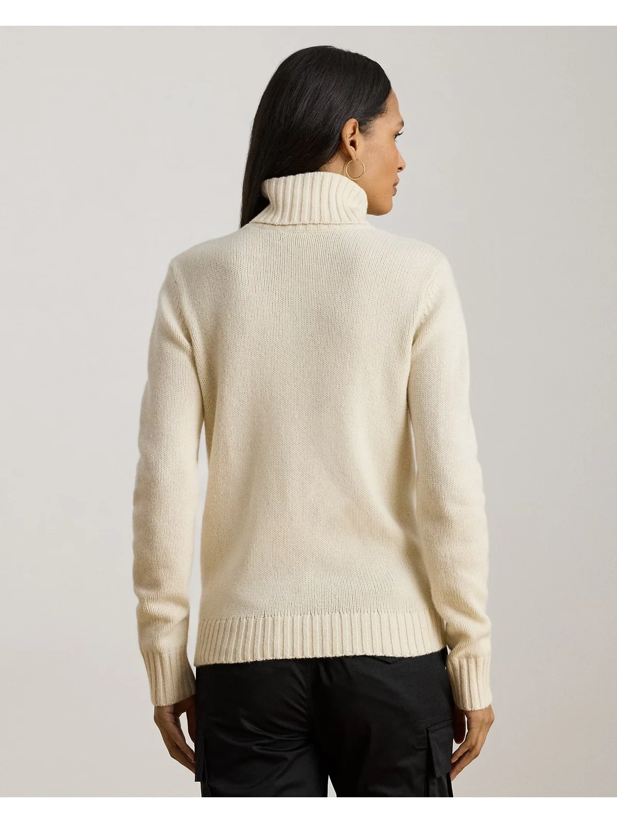 LAUREN RALPH LAUREN Maglione dolcevita Donna KEXLEY-LONG SLEEVE-PULLOVER 200979687 002 MASCARPONE CREAM - Image 2