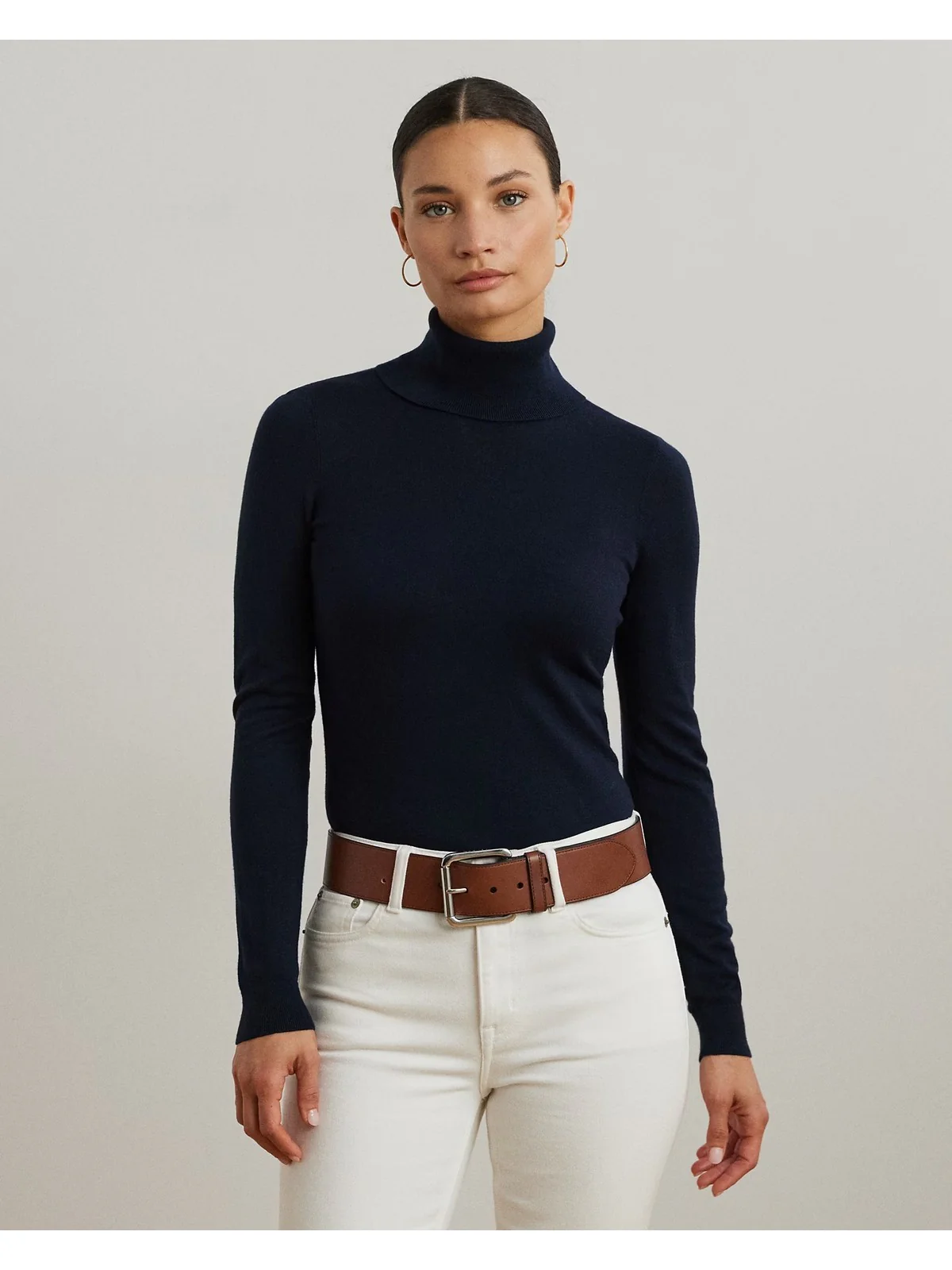 LAUREN RALPH LAUREN Maglione dolcevita Donna ZOE-LONG SLEEVE-PULLOVER 200940470 002 LAUREN NAVY - Image 2