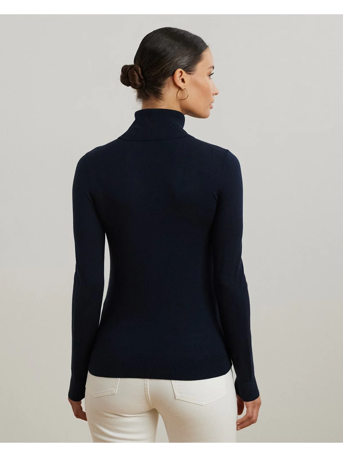 LAUREN RALPH LAUREN Maglione dolcevita Donna ZOE-LONG SLEEVE-PULLOVER 200940470 002 LAUREN NAVY - Image 3