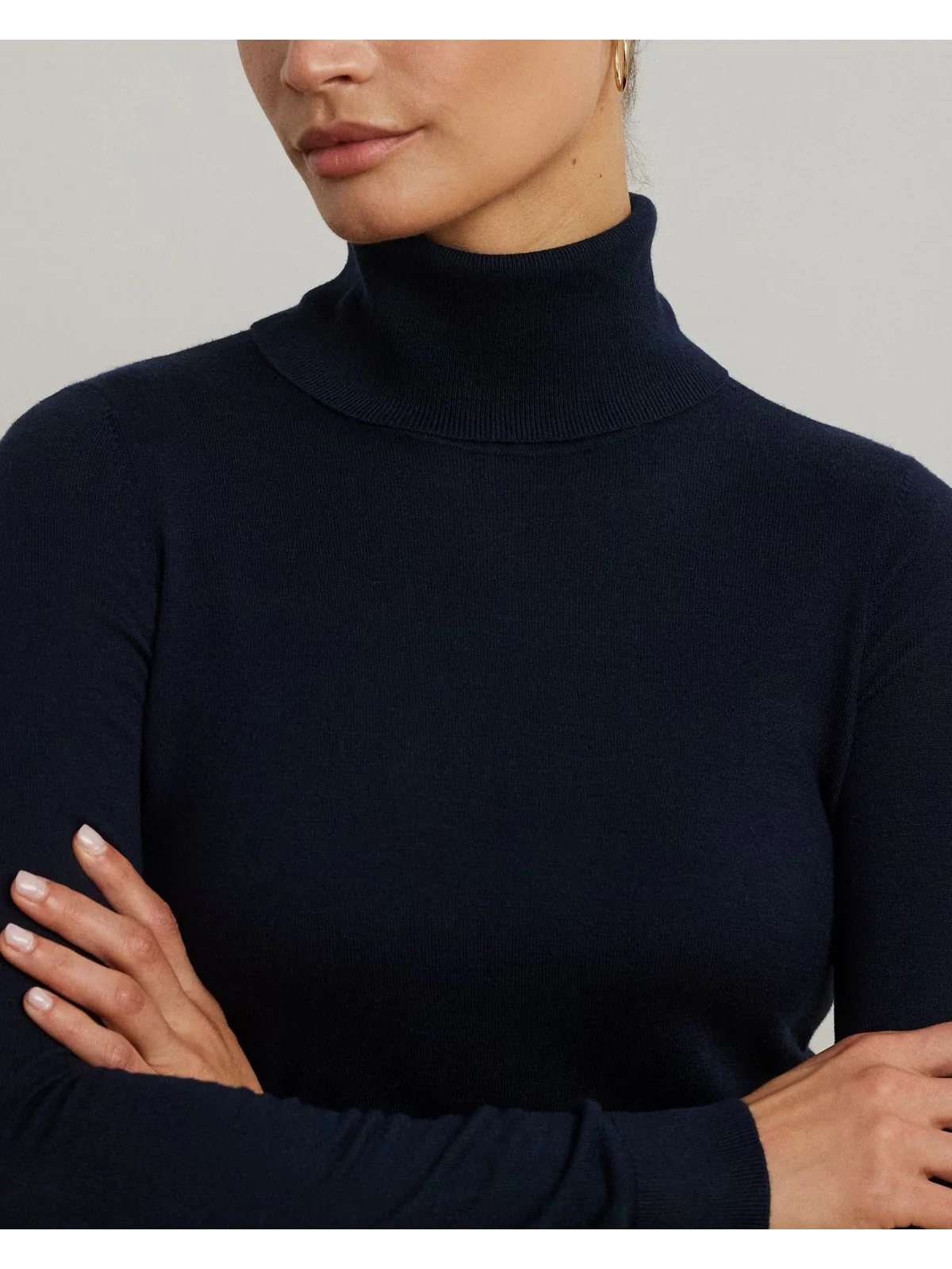 LAUREN RALPH LAUREN Maglione dolcevita Donna ZOE-LONG SLEEVE-PULLOVER 200940470 002 LAUREN NAVY - Image 4