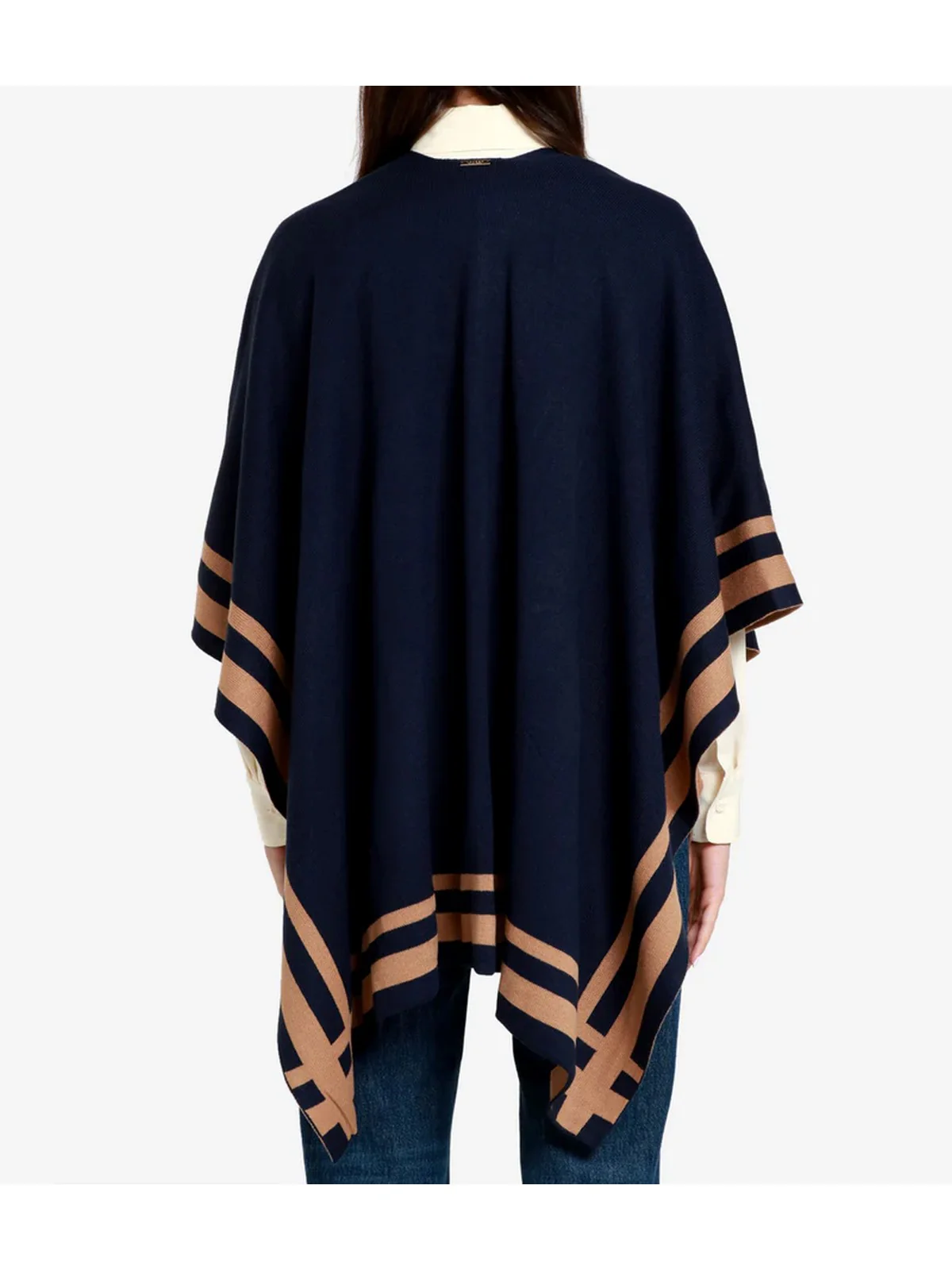 LAUREN RALPH LAUREN Mantella Donna 454960145 003 NAVY/CAMEL - Image 4