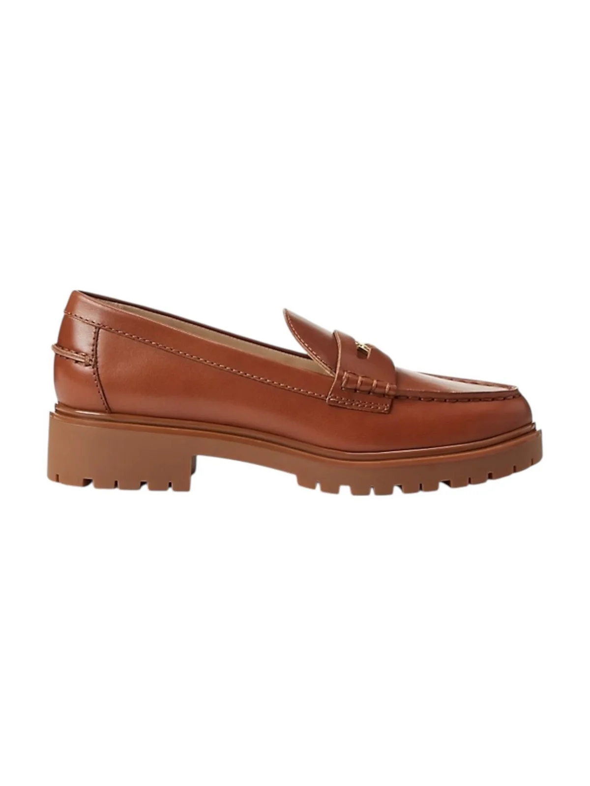 LAUREN RALPH LAUREN Mocassino Donna MARLI-FLATS-LOAFER 802967752 002 LAUREN TAN