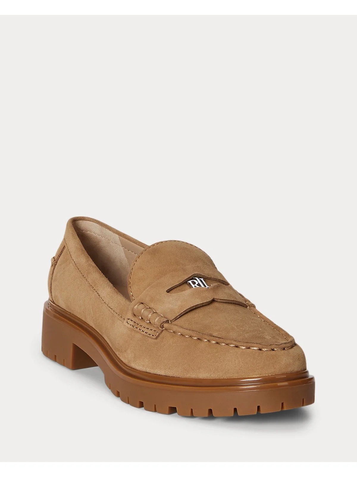 LAUREN RALPH LAUREN Mocassino Donna MARLI-FLATS-LOAFER 802974357 001 camel - Image 2