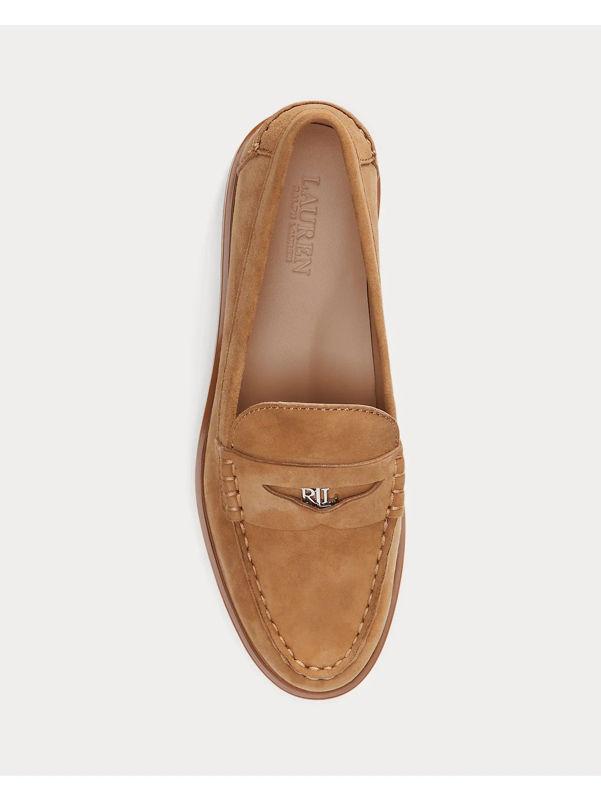 LAUREN RALPH LAUREN Mocassino Donna MARLI-FLATS-LOAFER 802974357 001 camel - Image 4