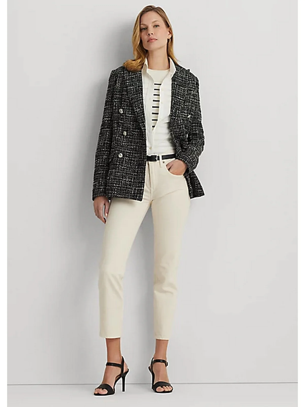 LAUREN RALPH LAUREN Pantalone Donna 200933324 001 Beige - Image 3