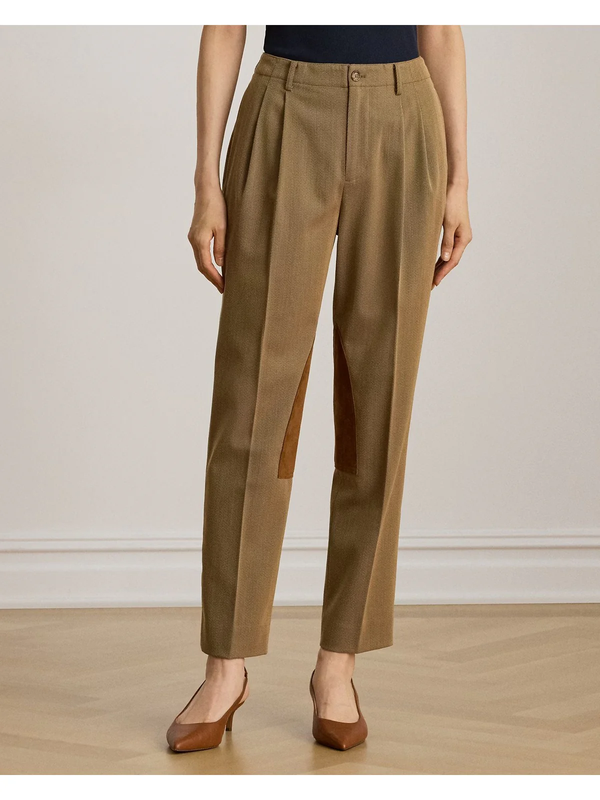 LAUREN RALPH LAUREN Pantalone Donna CALAIRD-ANKLE-JODPHUR 200979825 001 TAUPE MULTI - Image 2