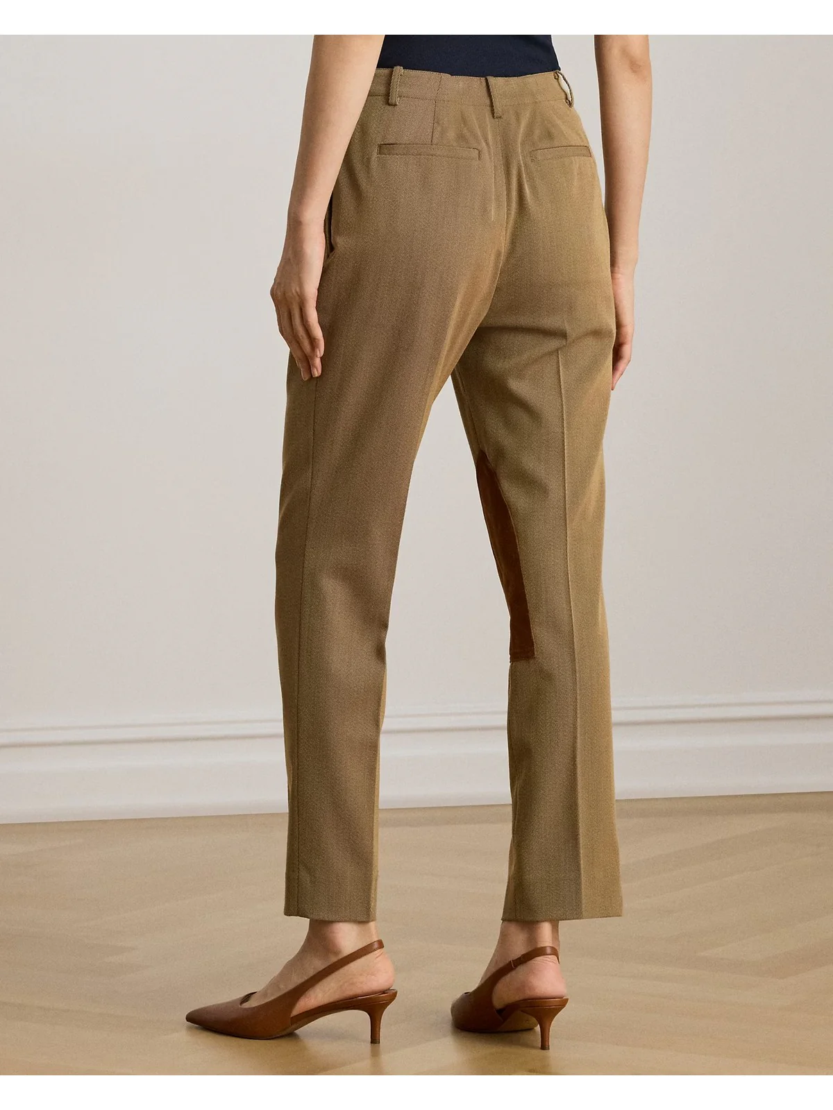 LAUREN RALPH LAUREN Pantalone Donna CALAIRD-ANKLE-JODPHUR 200979825 001 TAUPE MULTI - Image 3