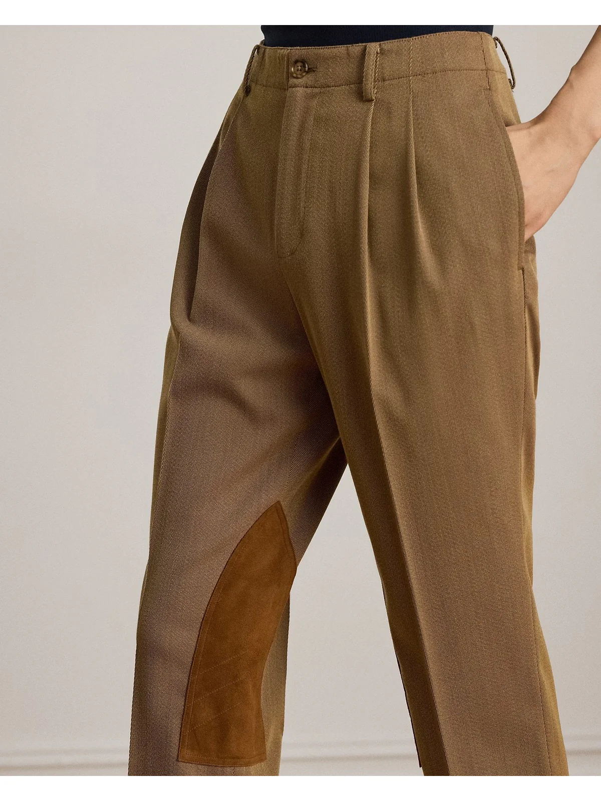 LAUREN RALPH LAUREN Pantalone Donna CALAIRD-ANKLE-JODPHUR 200979825 001 TAUPE MULTI - Image 4