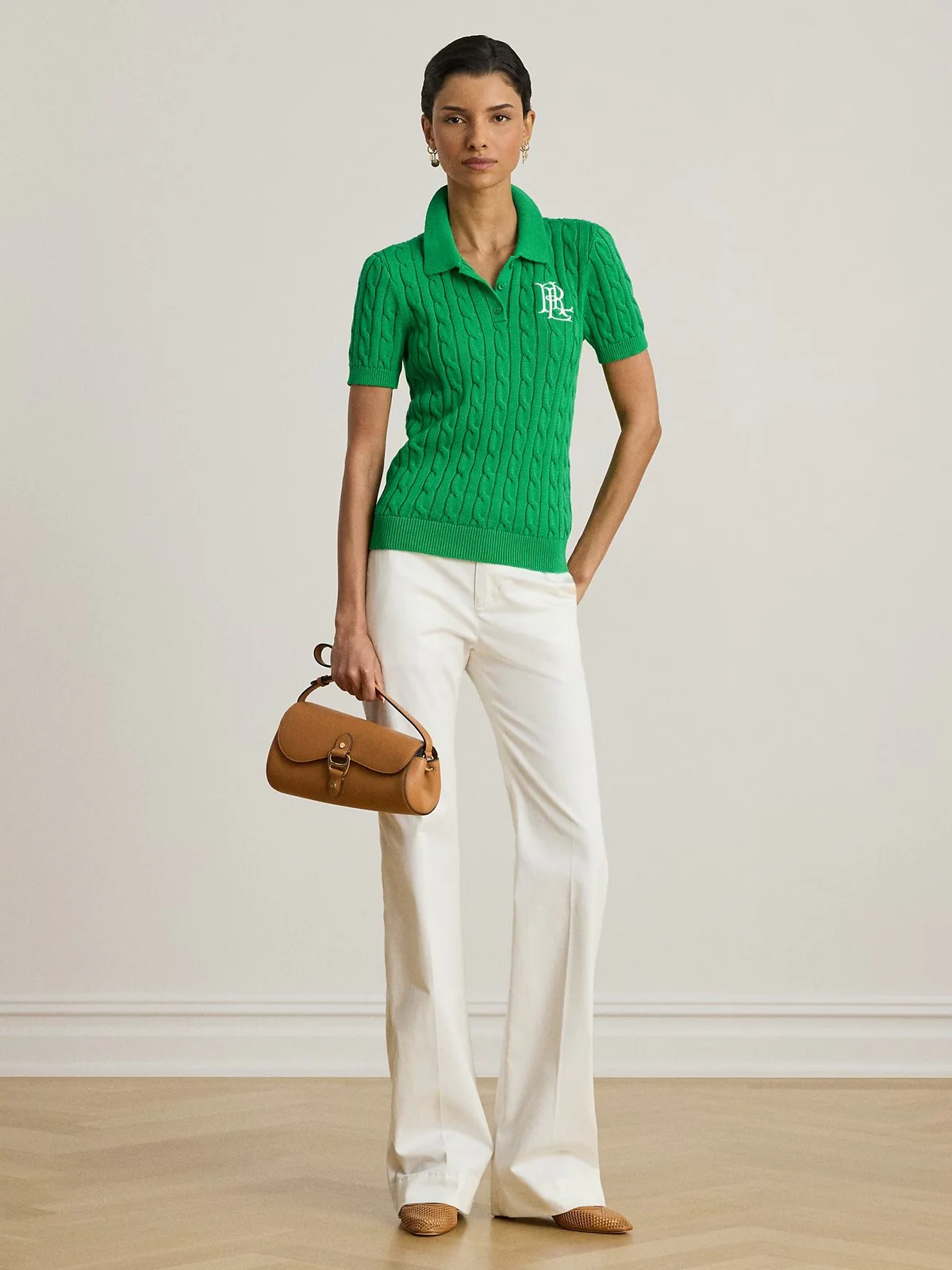LAUREN RALPH LAUREN Polo Donna NATRISSA-SHORT SLEEVE-PULLOVER 200932224 015 STEM - Image 2
