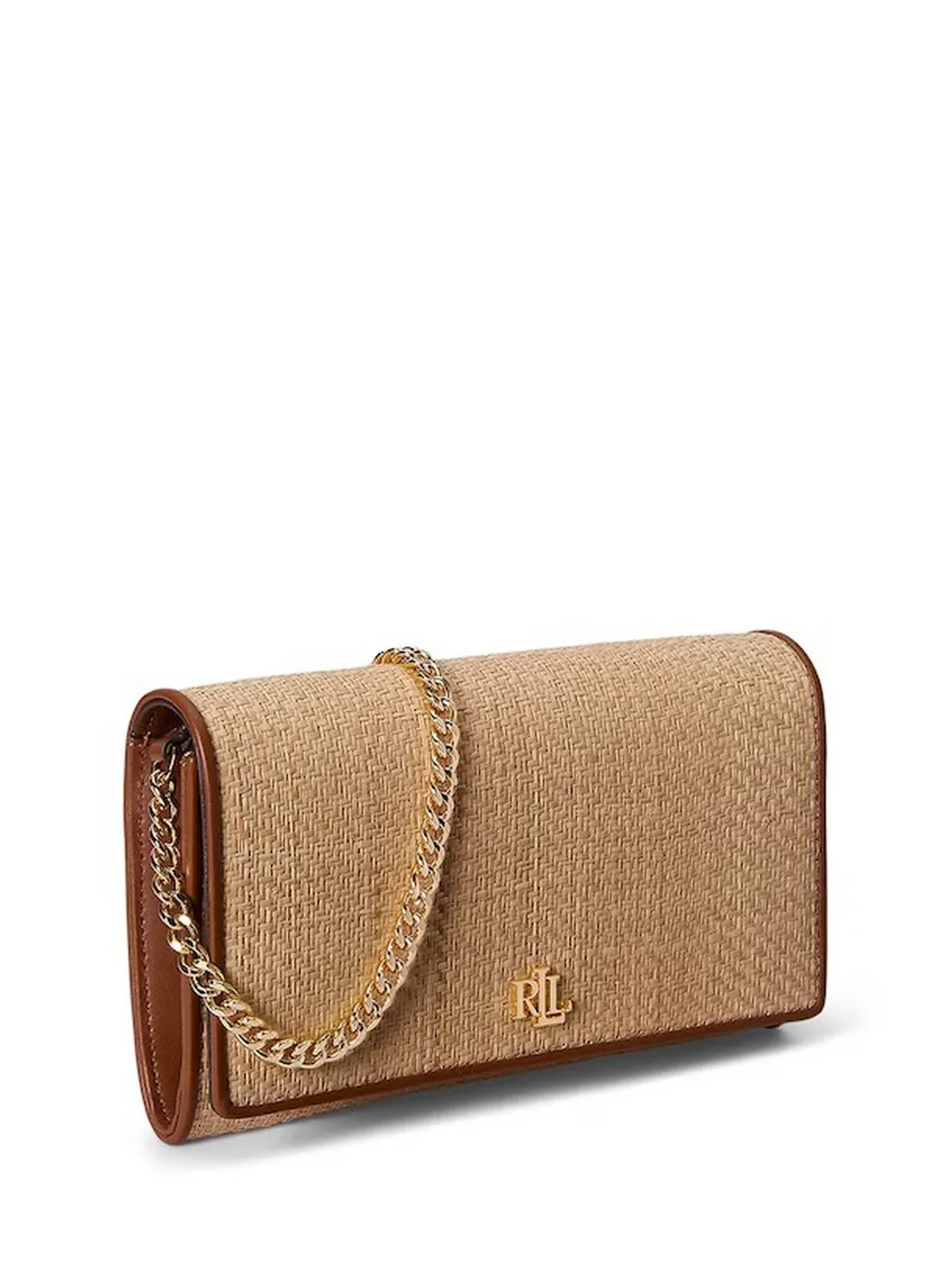 LAUREN RALPH LAUREN Portafoglio Donna ADAIR II-WALLET ON A CHAIN-LARGE 432P10517 001 NATURAL/LAUREN TAN - Image 3