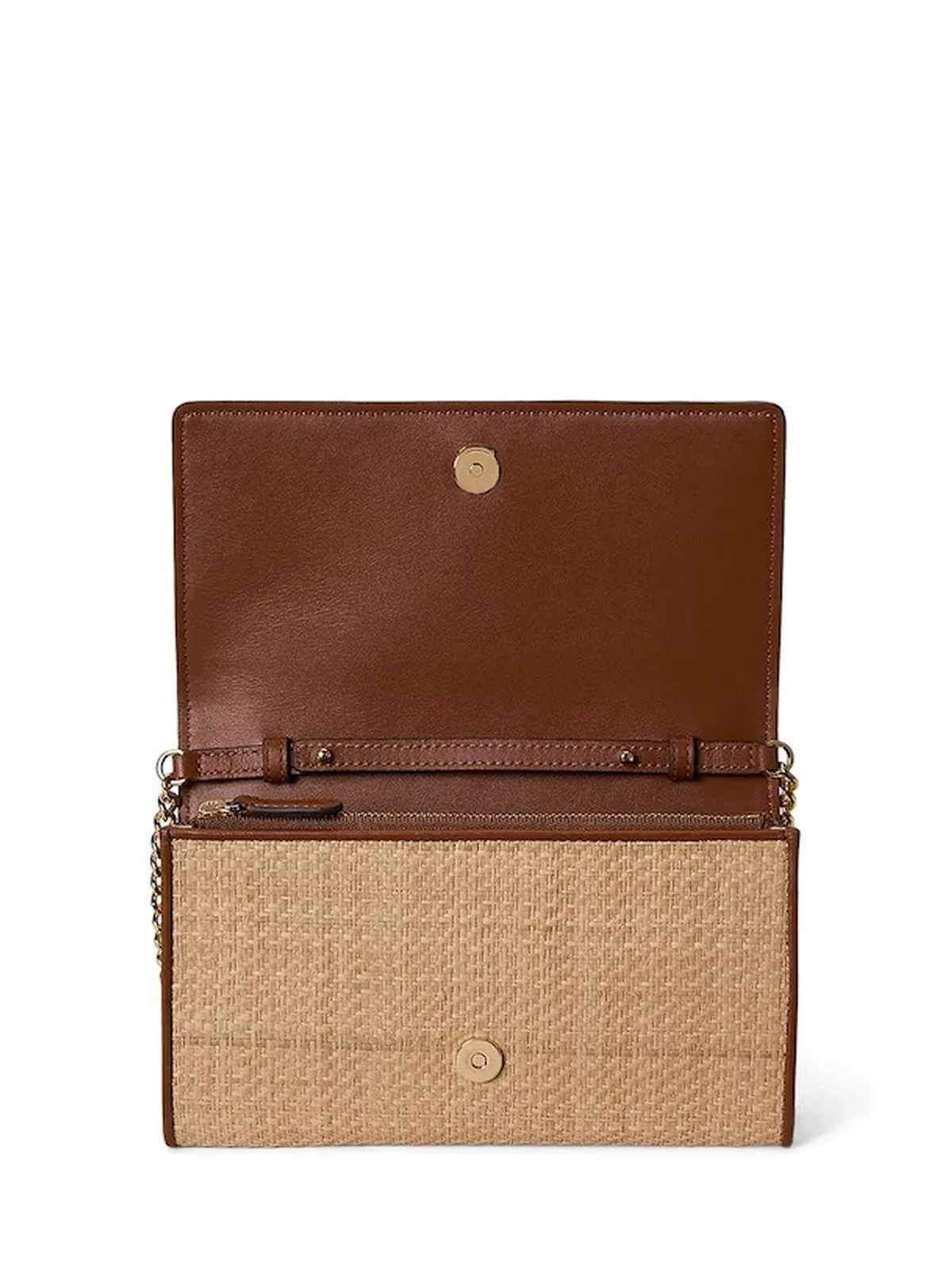 LAUREN RALPH LAUREN Portafoglio Donna ADAIR II-WALLET ON A CHAIN-LARGE 432P10517 001 NATURAL/LAUREN TAN - Image 4