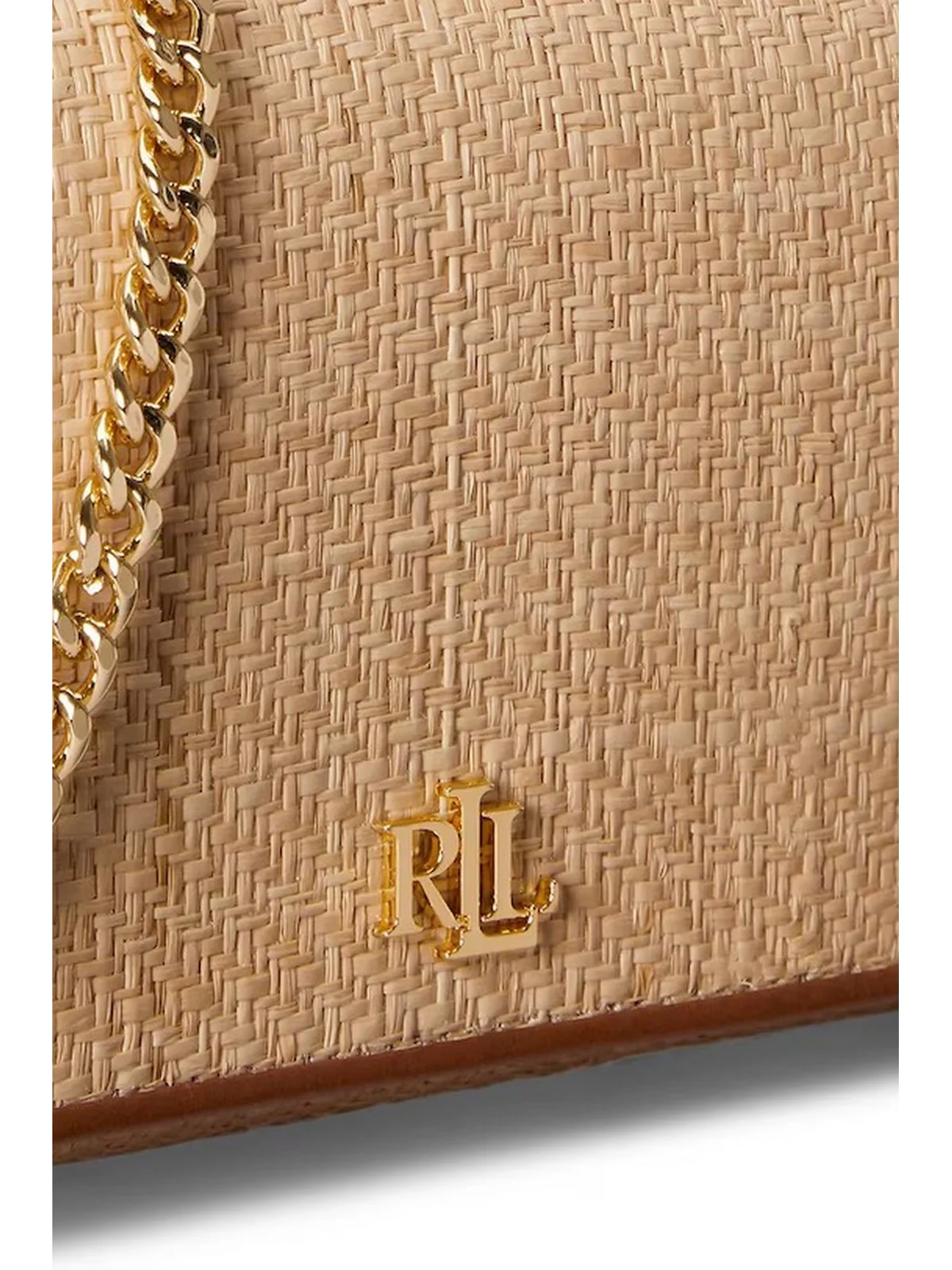 LAUREN RALPH LAUREN Portafoglio Donna ADAIR II-WALLET ON A CHAIN-LARGE 432P10517 001 NATURAL/LAUREN TAN - Image 6