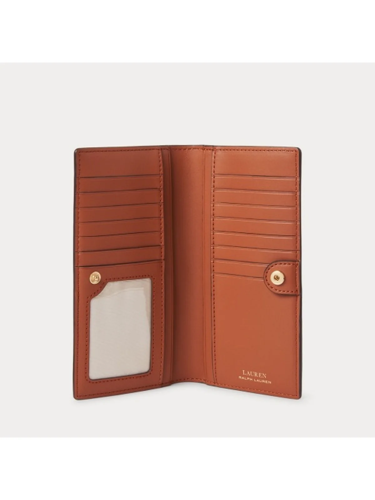 LAUREN RALPH LAUREN Portafoglio Donna SLIM WALLET-WALLET-MEDIUM 432802917 010 Marrone - Image 2