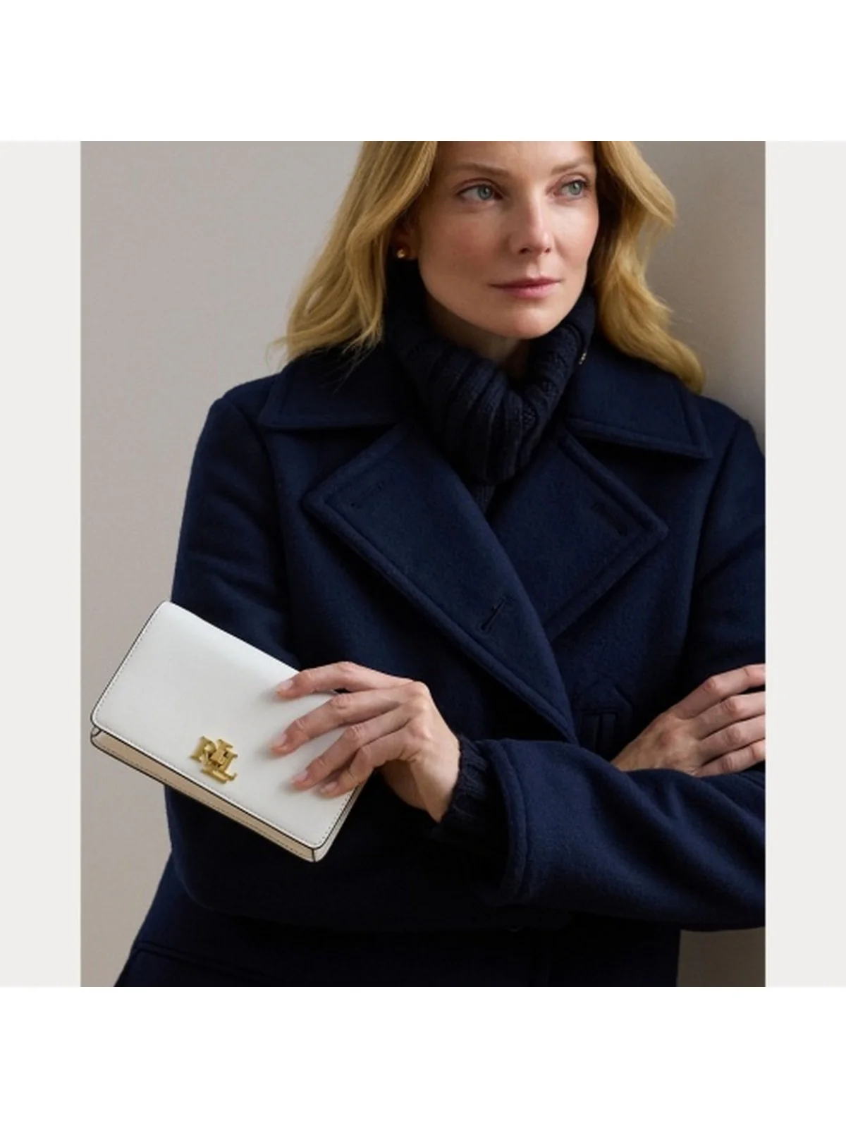 LAUREN RALPH LAUREN Portafoglio Donna TRNLK PH BG-TECH CASE 432915377 014 Bianco - Image 8