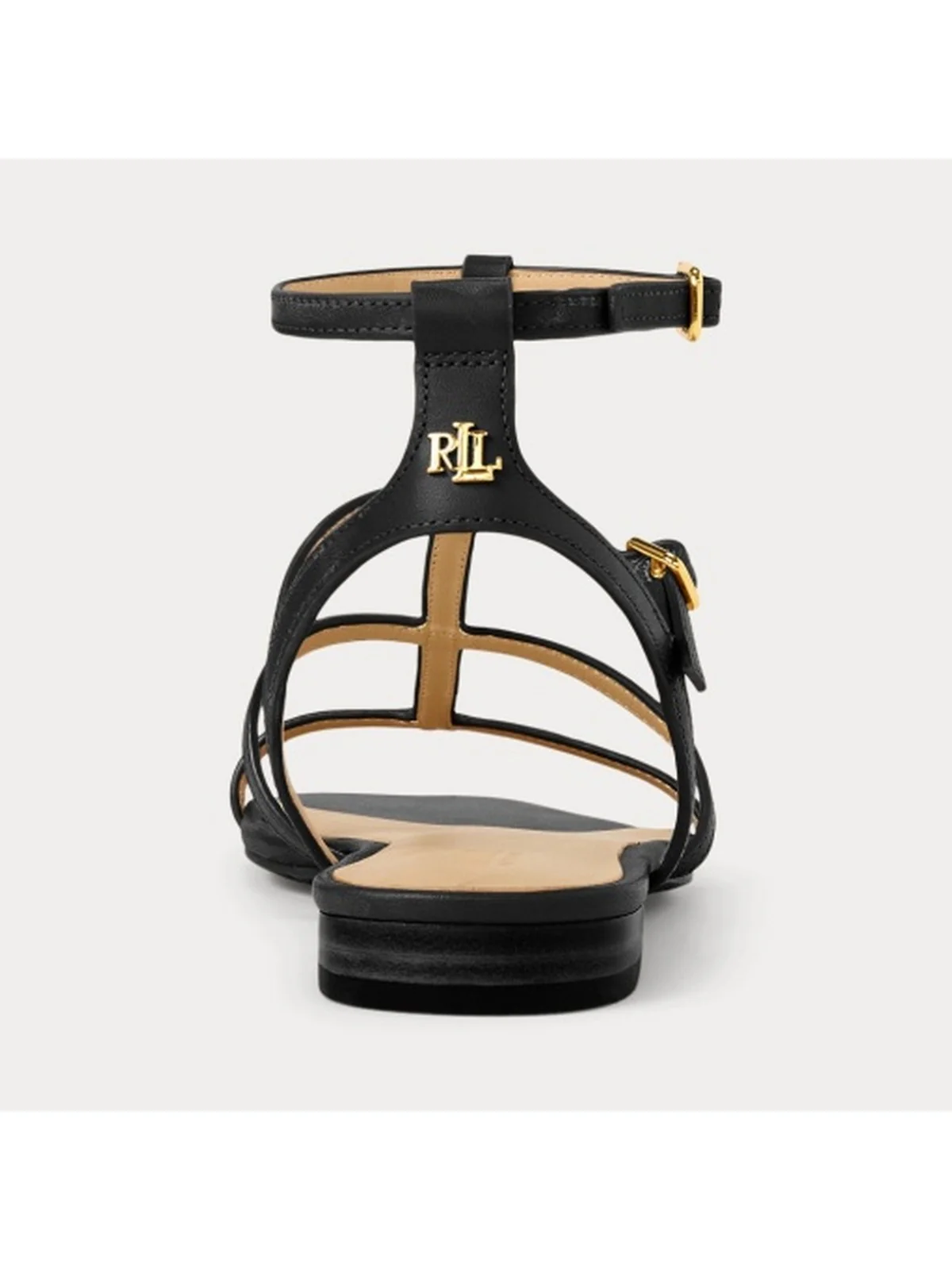 LAUREN RALPH LAUREN Sandalo Donna EVERLEY GLDR 802959977 001 Nero - Image 2