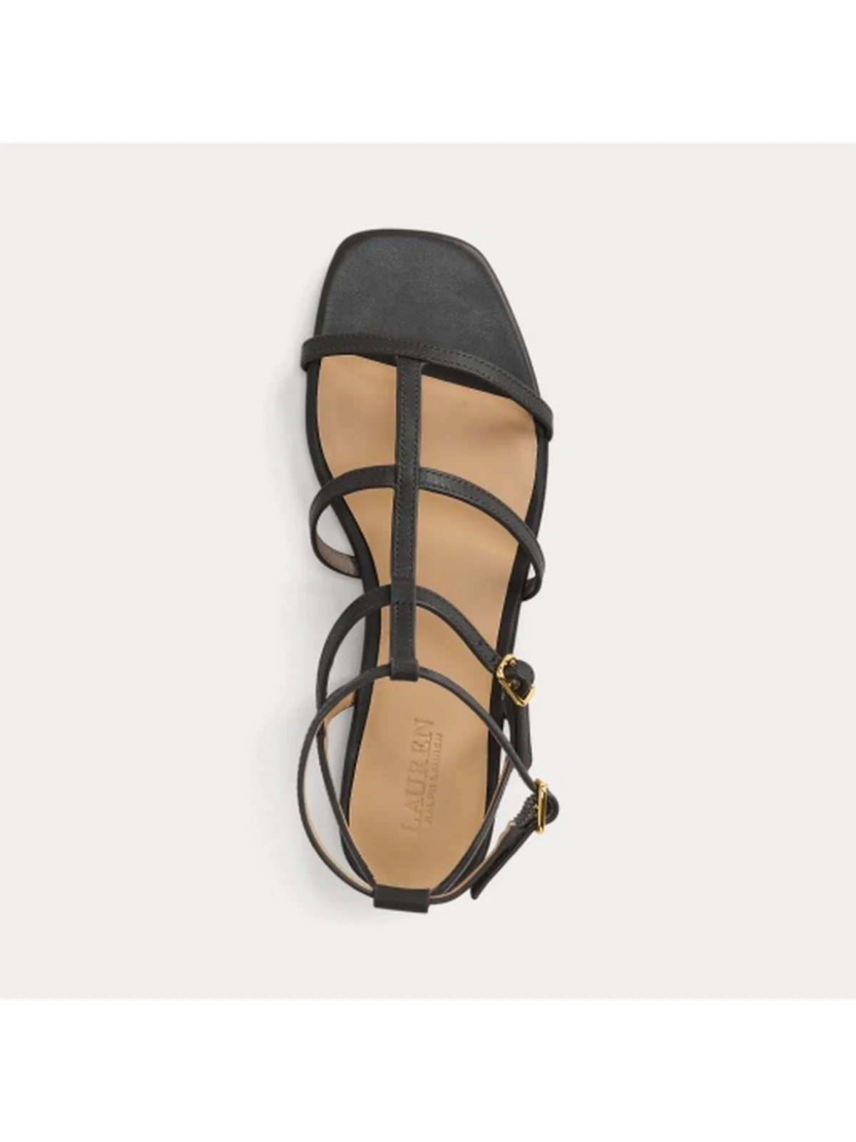 LAUREN RALPH LAUREN Sandalo Donna EVERLEY GLDR 802959977 001 Nero - Image 3