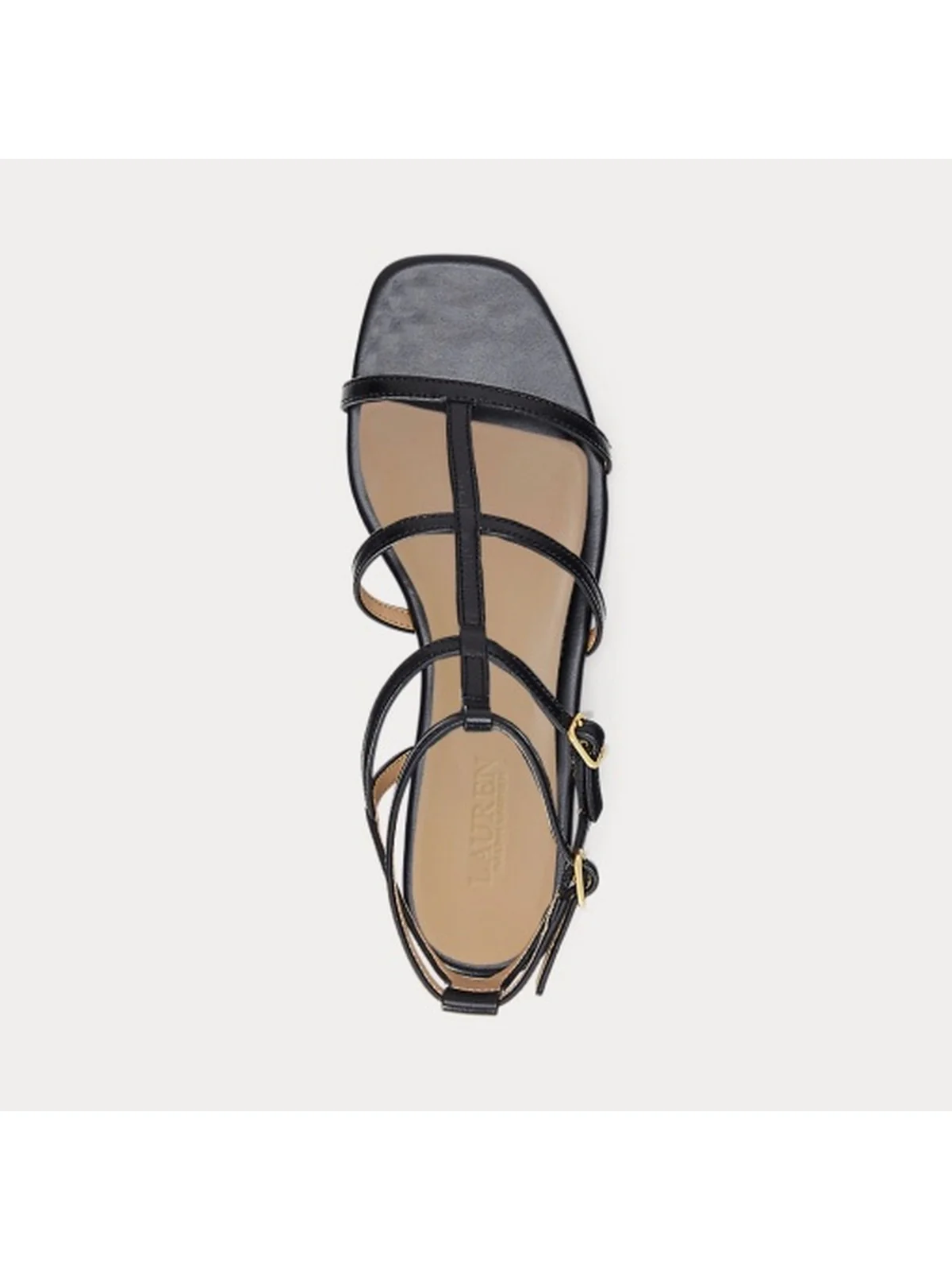LAUREN RALPH LAUREN Sandalo Donna EVERLEY GLDR 802959977 001 Nero - Image 4