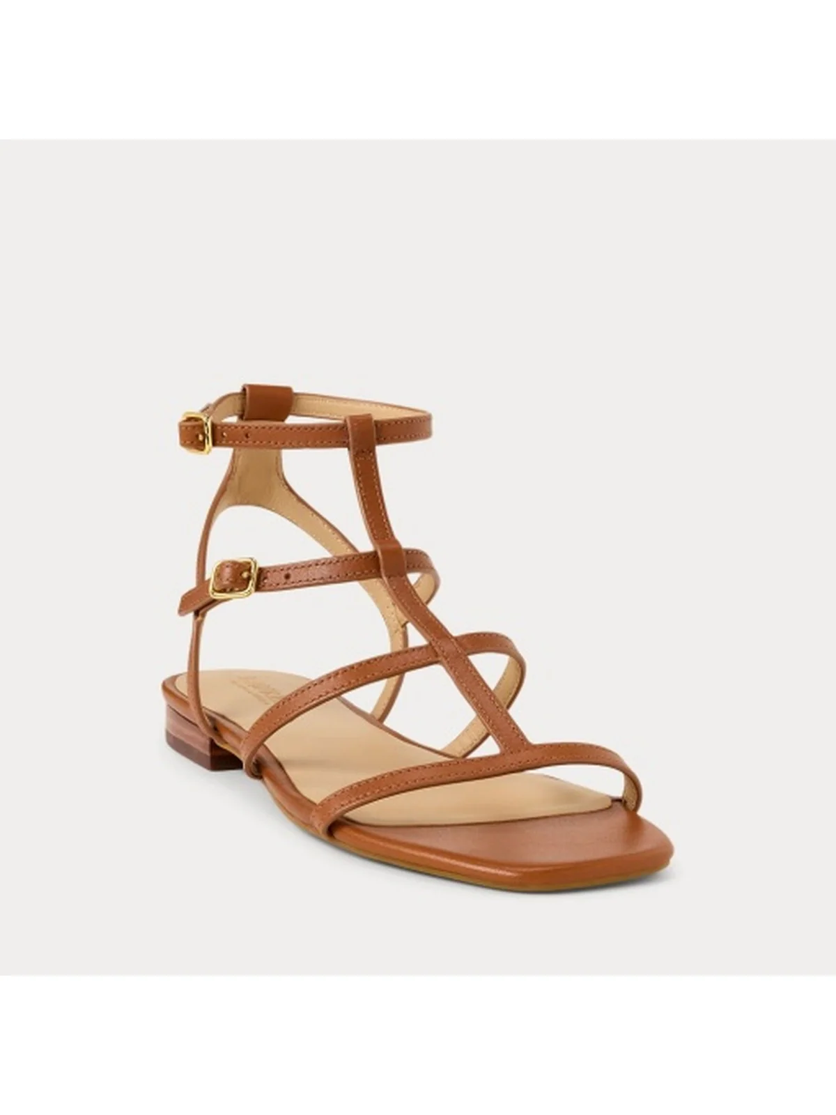 LAUREN RALPH LAUREN Sandalo Donna EVERLEY GLDR 802959977 003 Marrone - Image 4