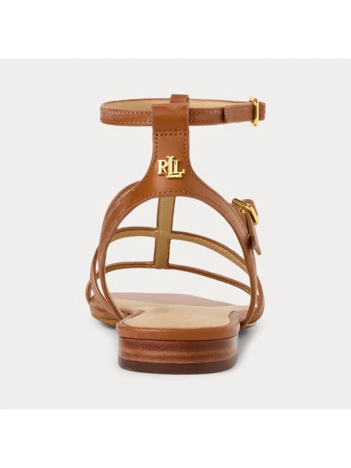 LAUREN RALPH LAUREN Sandalo Donna EVERLEY GLDR 802959977 003 Marrone - Image 5