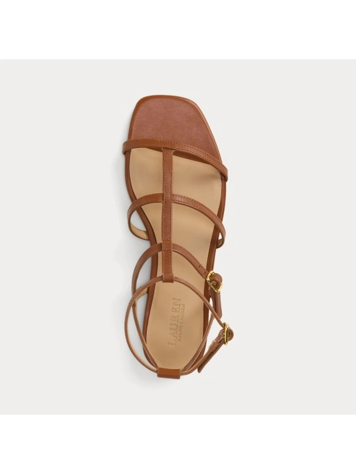 LAUREN RALPH LAUREN Sandalo Donna EVERLEY GLDR 802959977 003 Marrone - Image 6