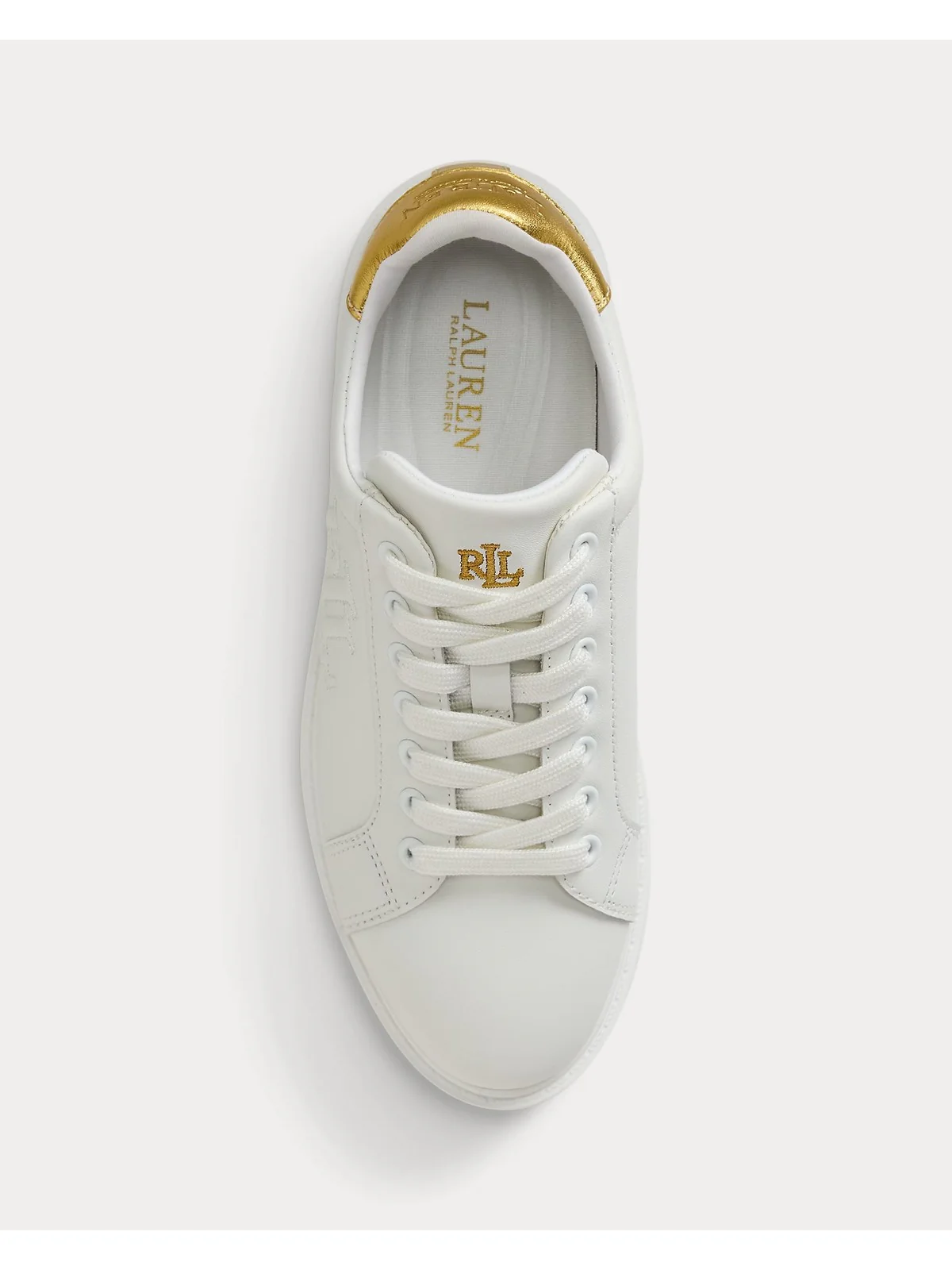 LAUREN RALPH LAUREN Sneaker Donna Ainsley 802978213 001 Bianco - Image 4
