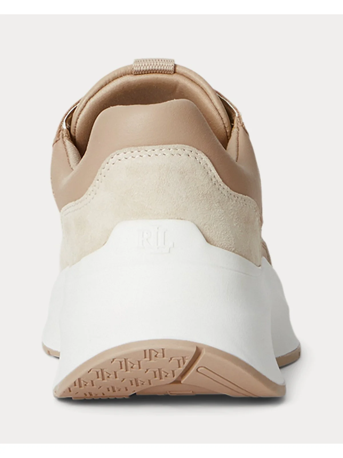 LAUREN RALPH LAUREN Sneaker Donna FRANKY-SNEAKERS-LOW TOP LACE 802974376 001 SAND DUNE/SAND DUNE - Image 3